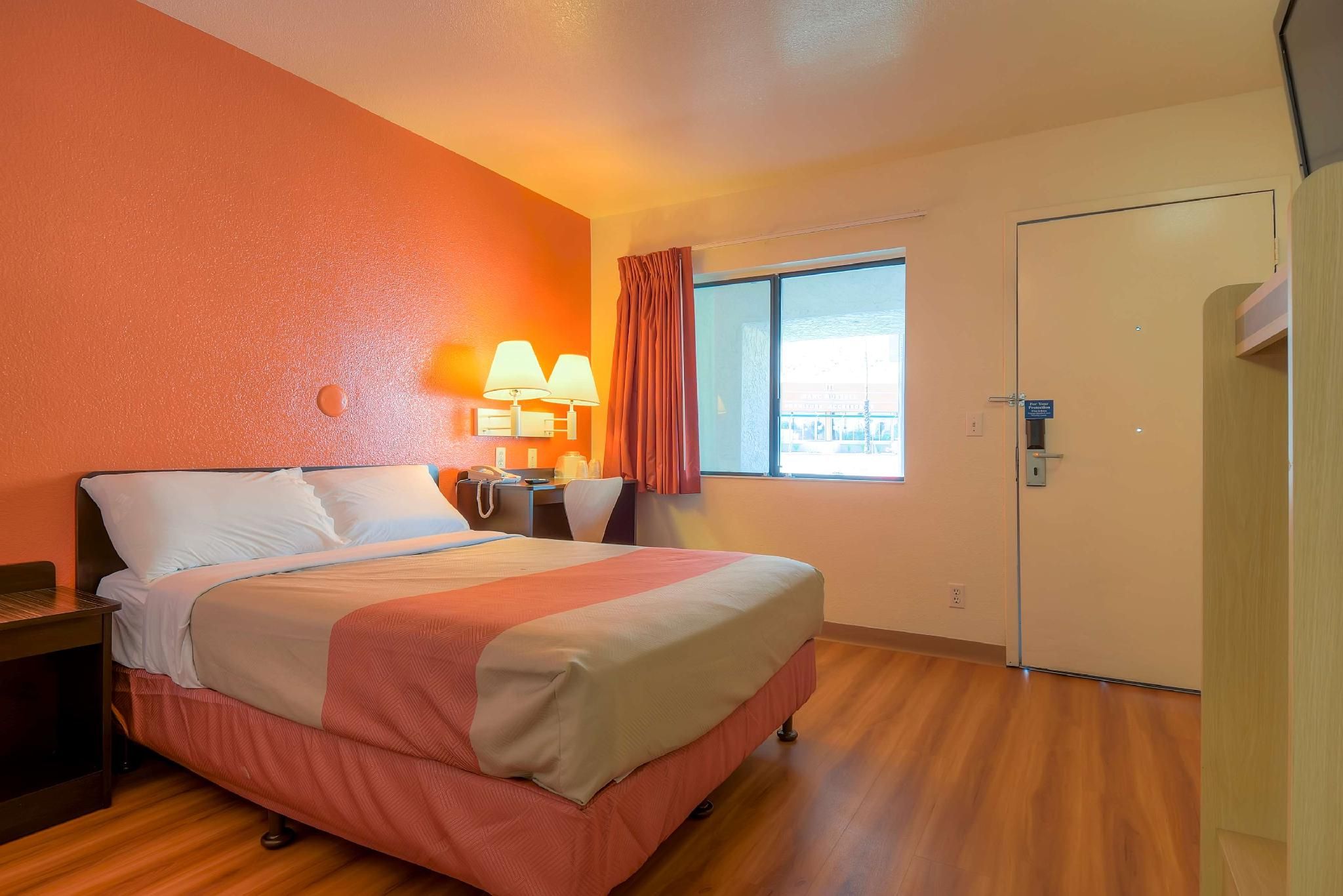 1 Full Bed | ADA/RI Shower/Mini Fridge