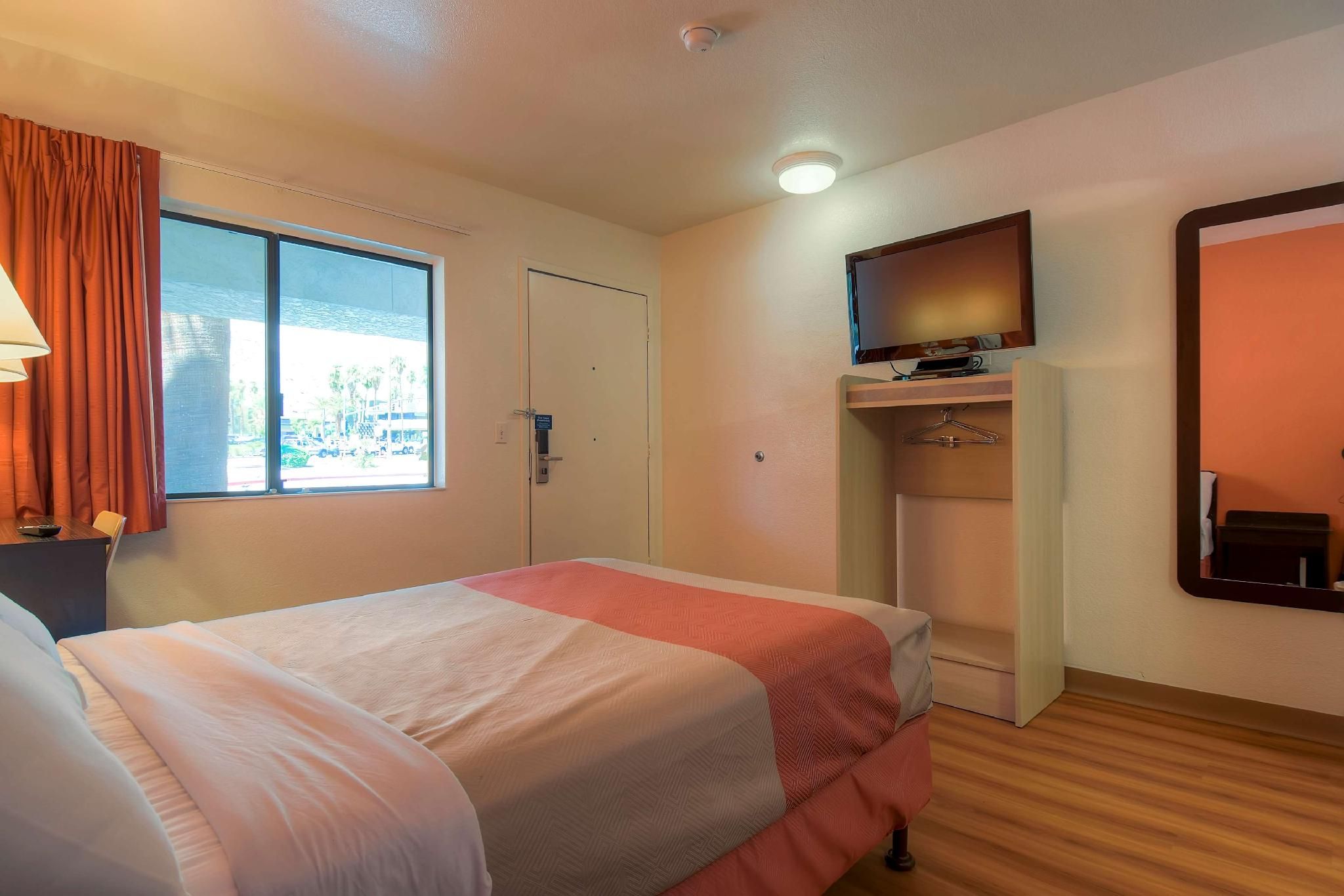 1 Full Bed | ADA/RI Shower/Mini Fridge