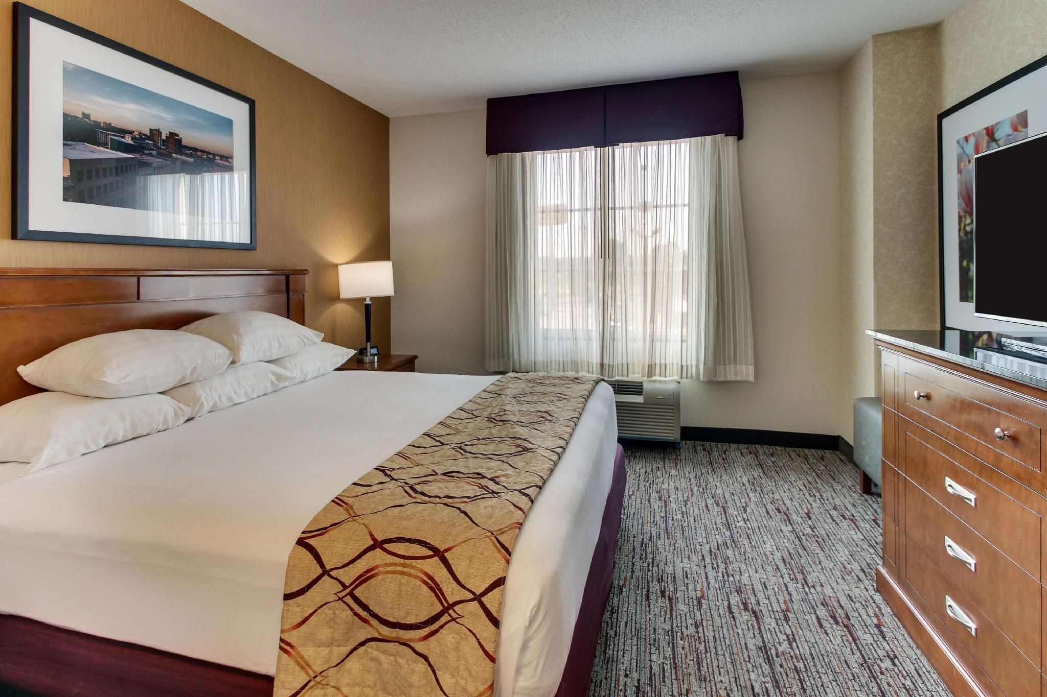 1 King Bed Suite, 2 Rooms with Sofa Sleeper, Accessible with Tub