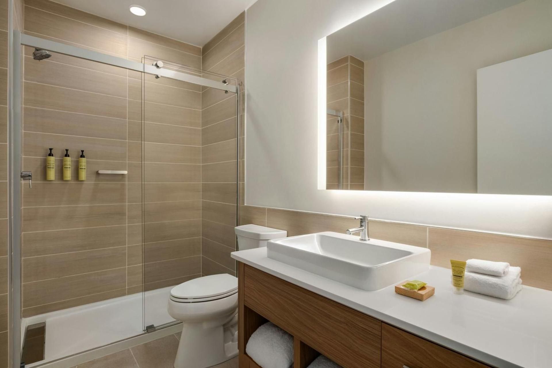 One-Bedroom Executive Suite with One King Bed and Roll-In Shower - Mobility Accessible