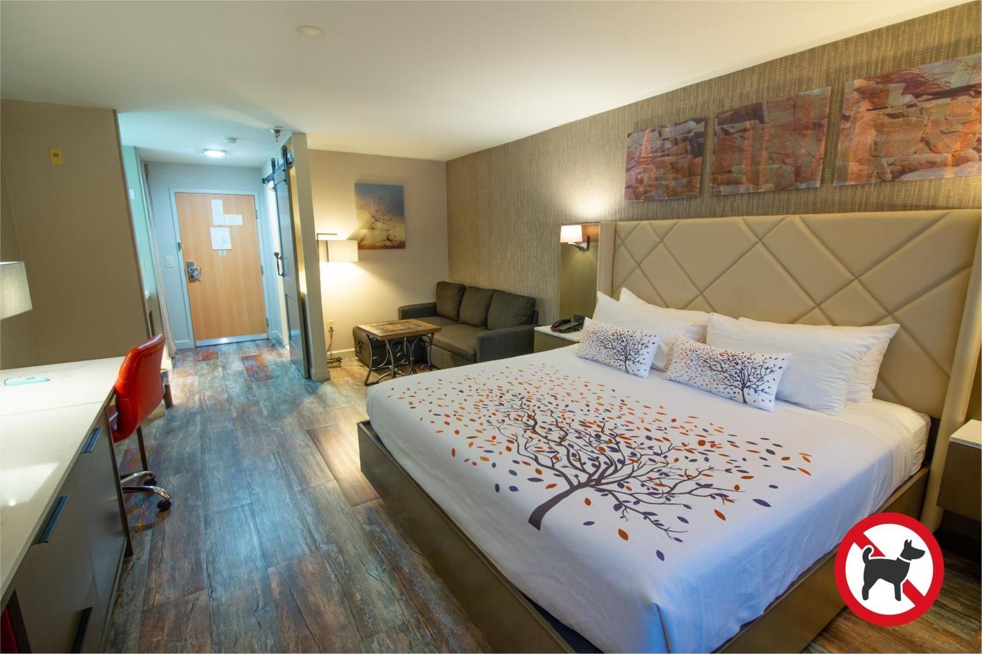 Standard King Room with a King Bed on Upper Floor