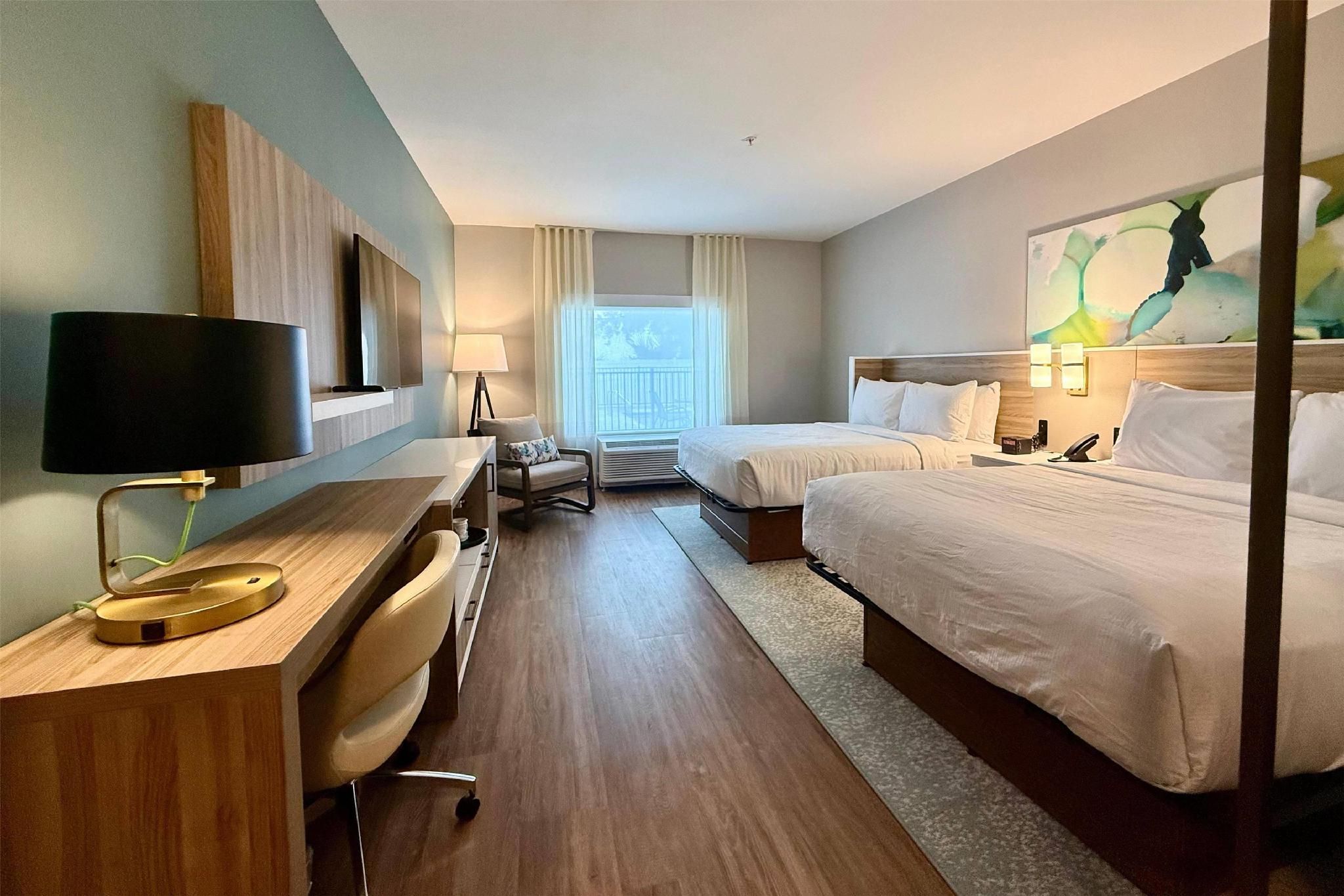 2 Double Beds, Non-Smoking
