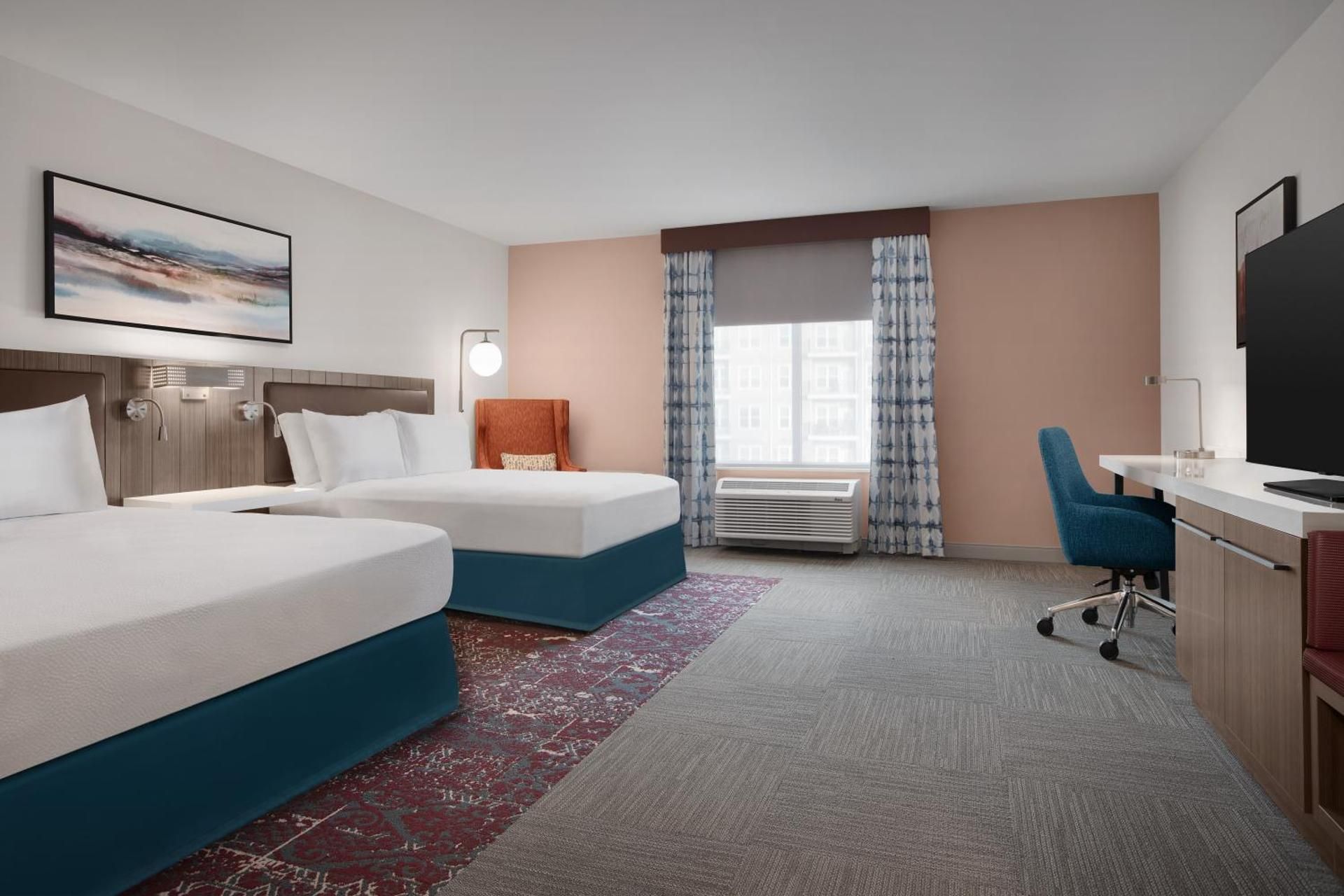 Queen Room with Two Queen Beds and Accessible Tub - Mobility Access