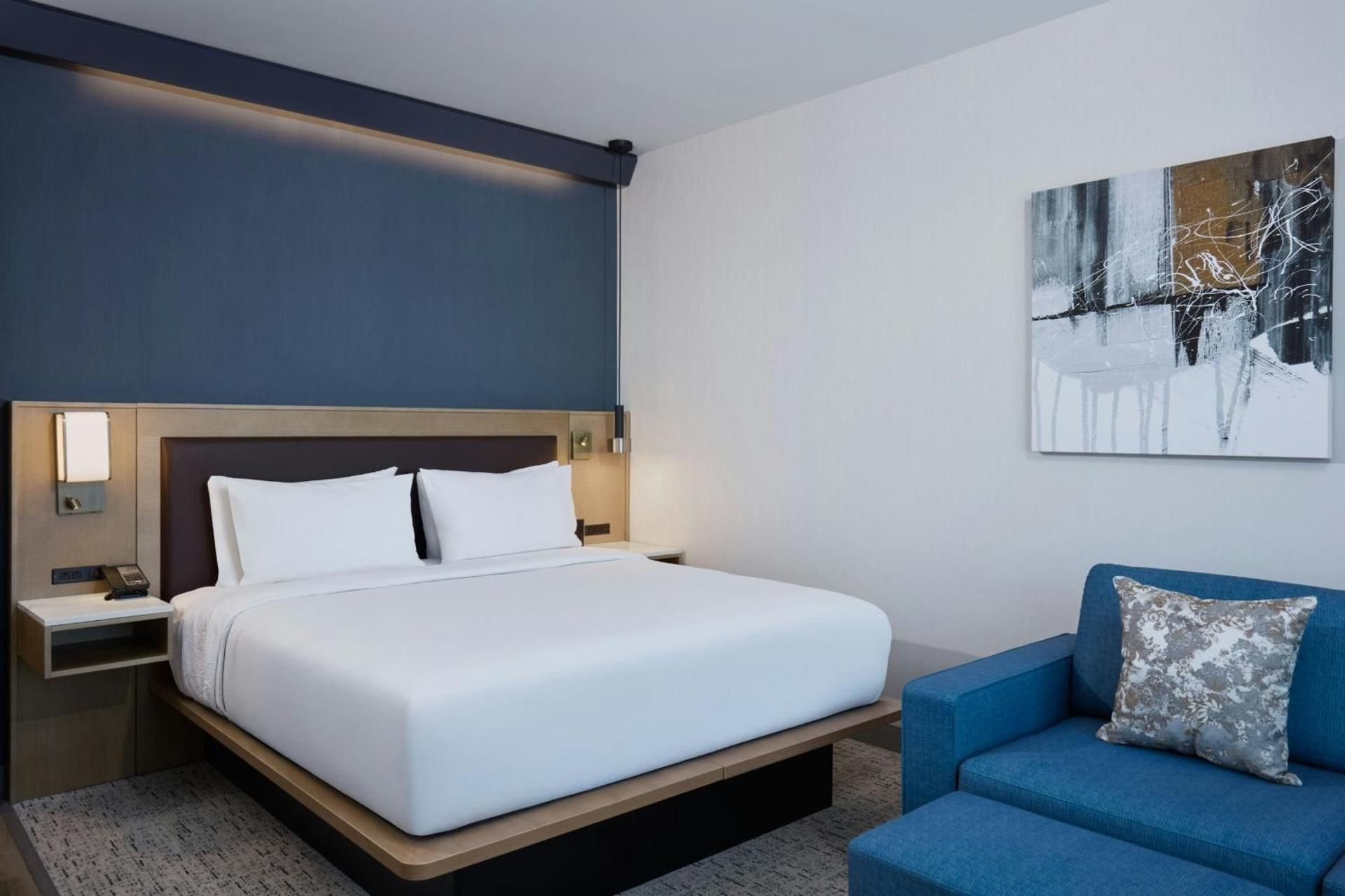 King Room with Sofa Bed and Roll-In Shower - Mobility Accessible