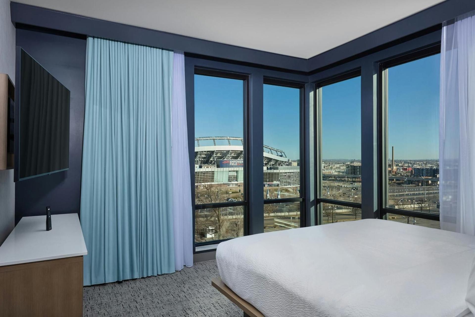 One-Bedroom Larger King Suite with Sofa Bed and Stadium View