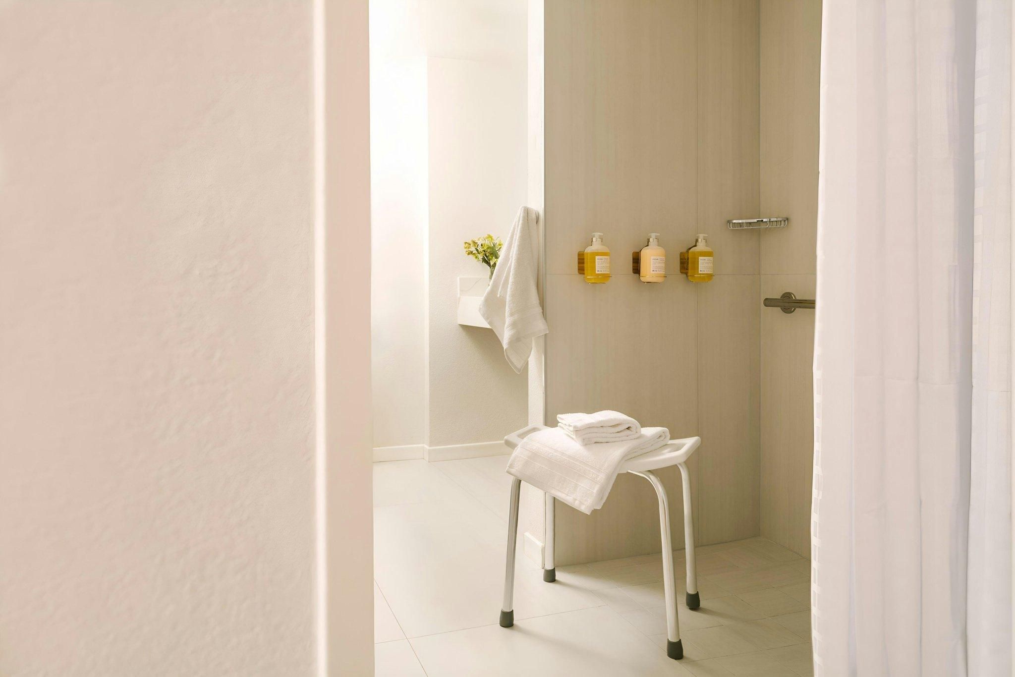 Accessible Guest room, 1 King, Roll-In Shower