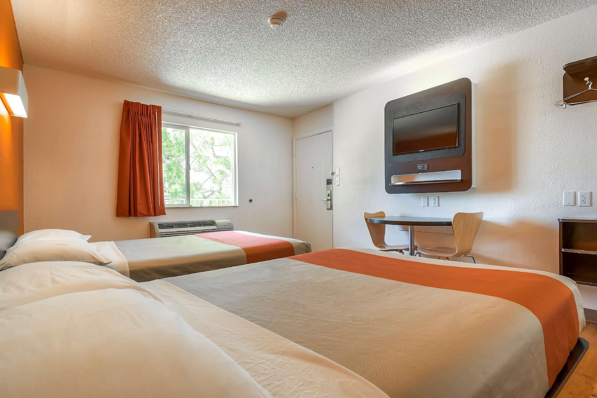 2 Full Beds | Mini Fridge