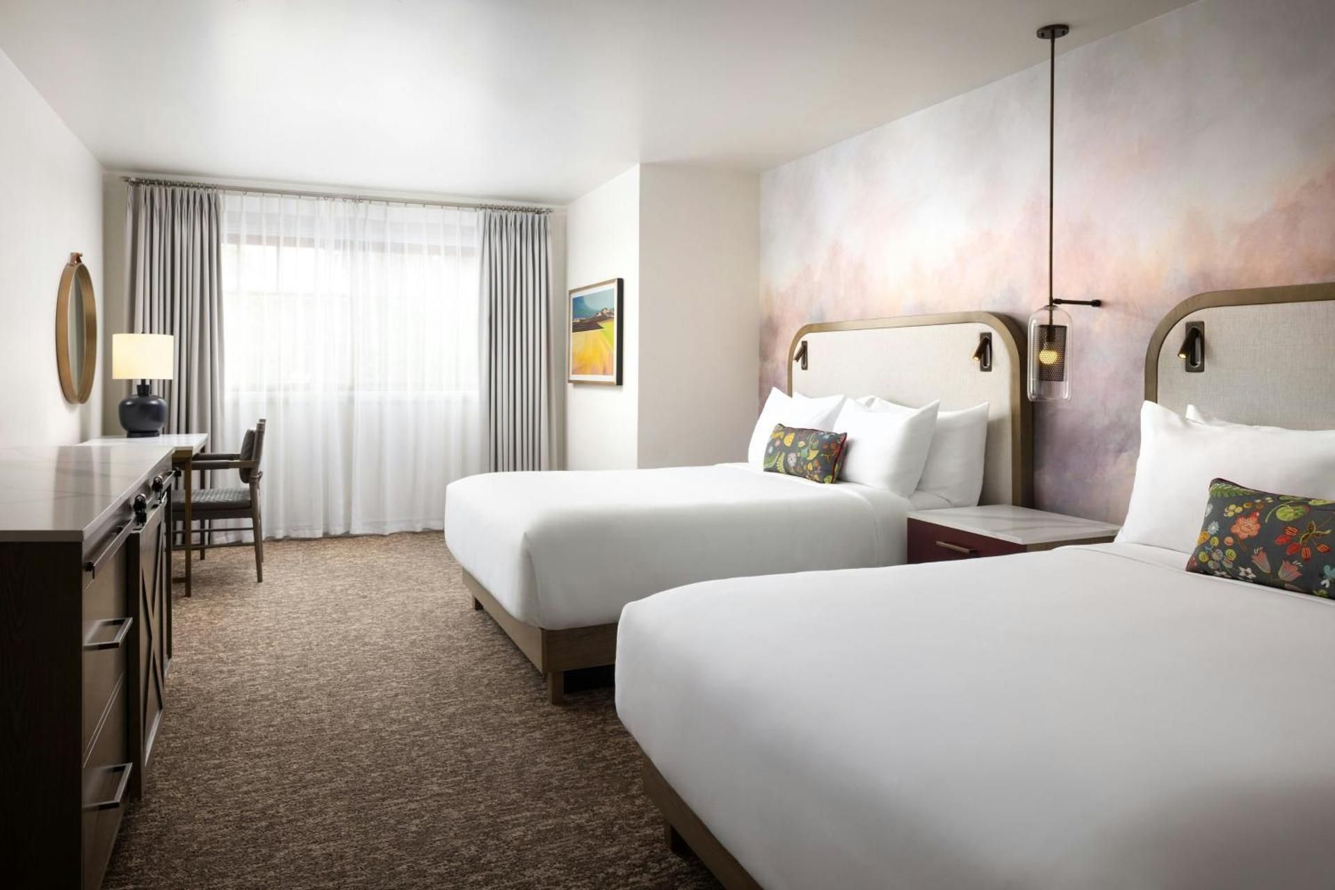Queen Suite with Two Queen Beds, Sofa Bed and Tub - Mobility and Hearing Accessible