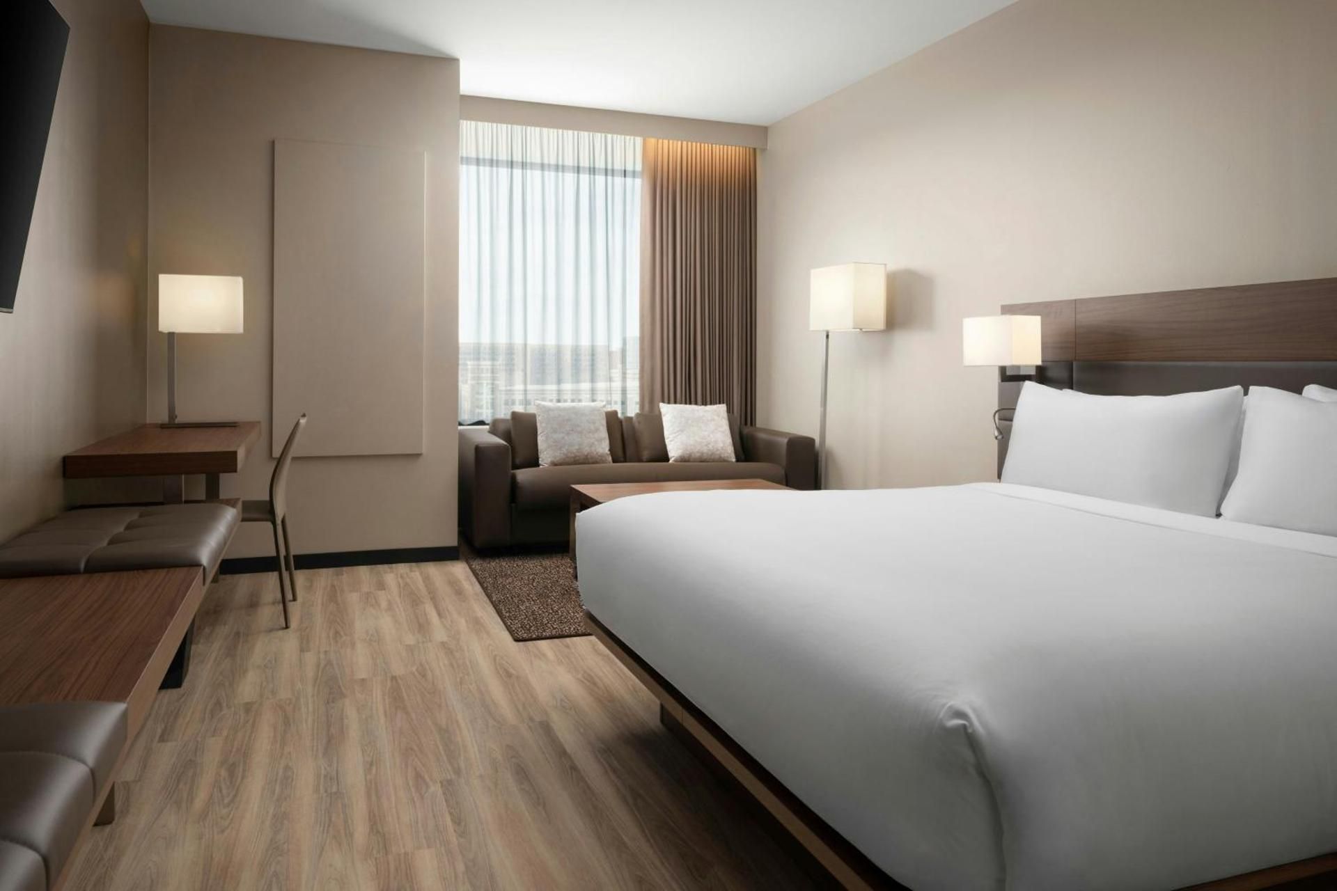 Deluxe King Room with Sofa Bed and City View