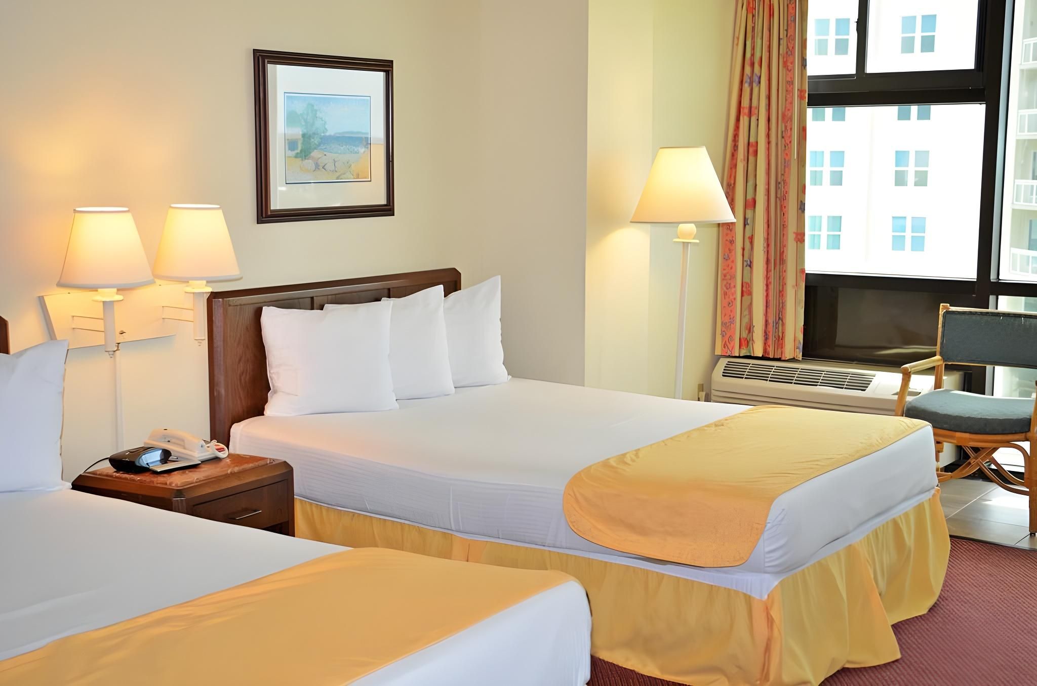 2 Double Beds, Deluxe Efficiency, Non-Smoking