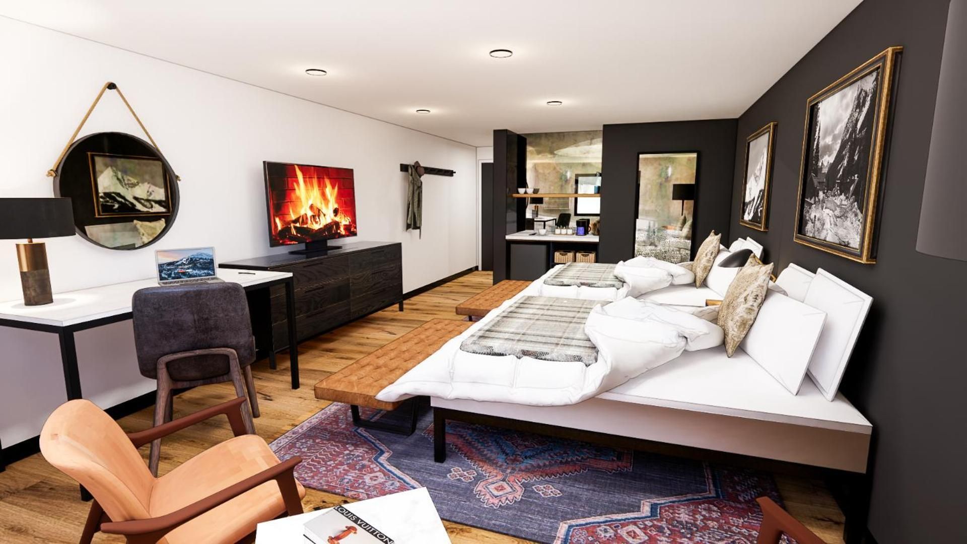 Gravity Haus Big Sky Deluxe Double Room 2