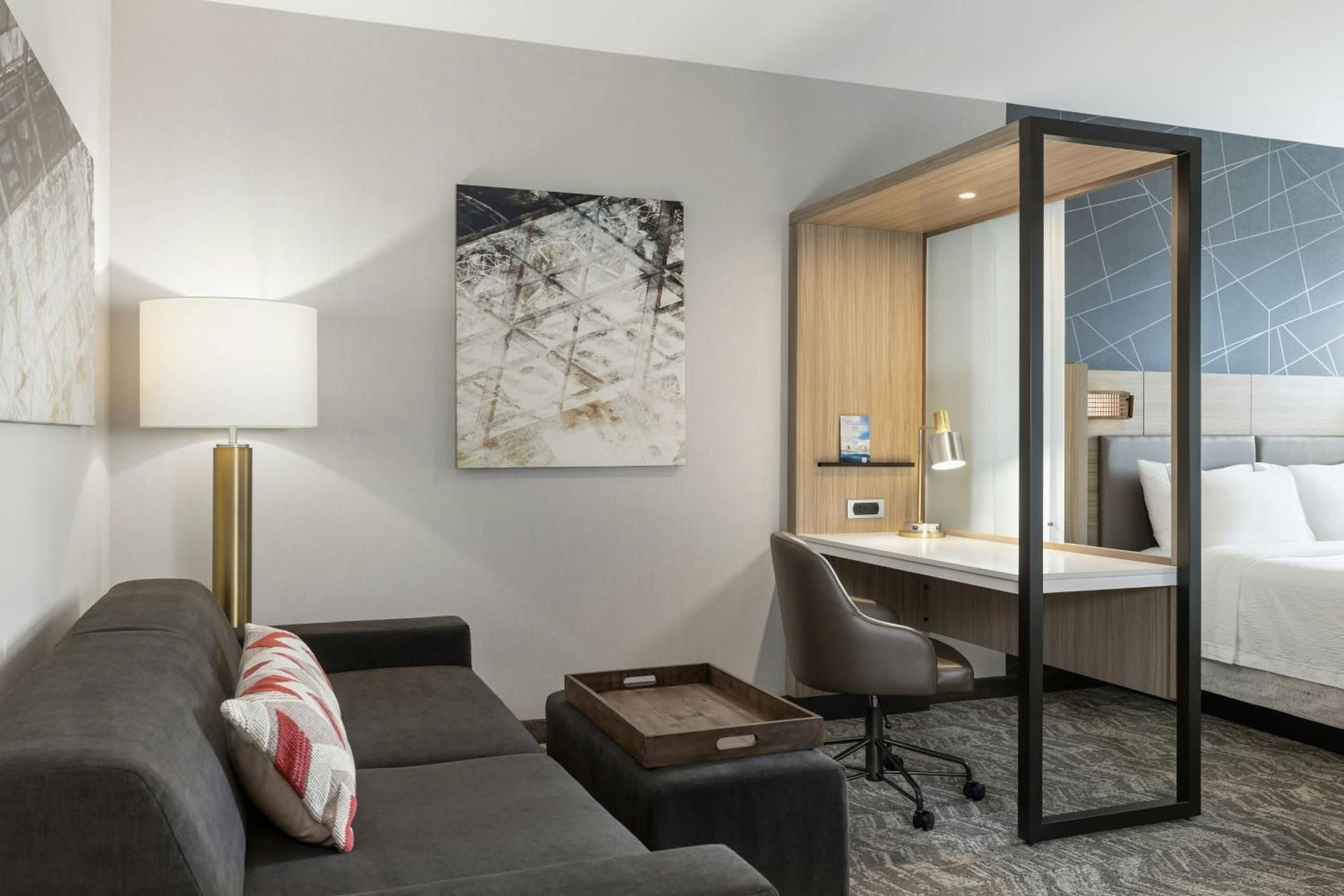 SpringHill Suites by Marriott Fargo Queen Suite with Two Queen Beds and Sofa Bed - City View 3