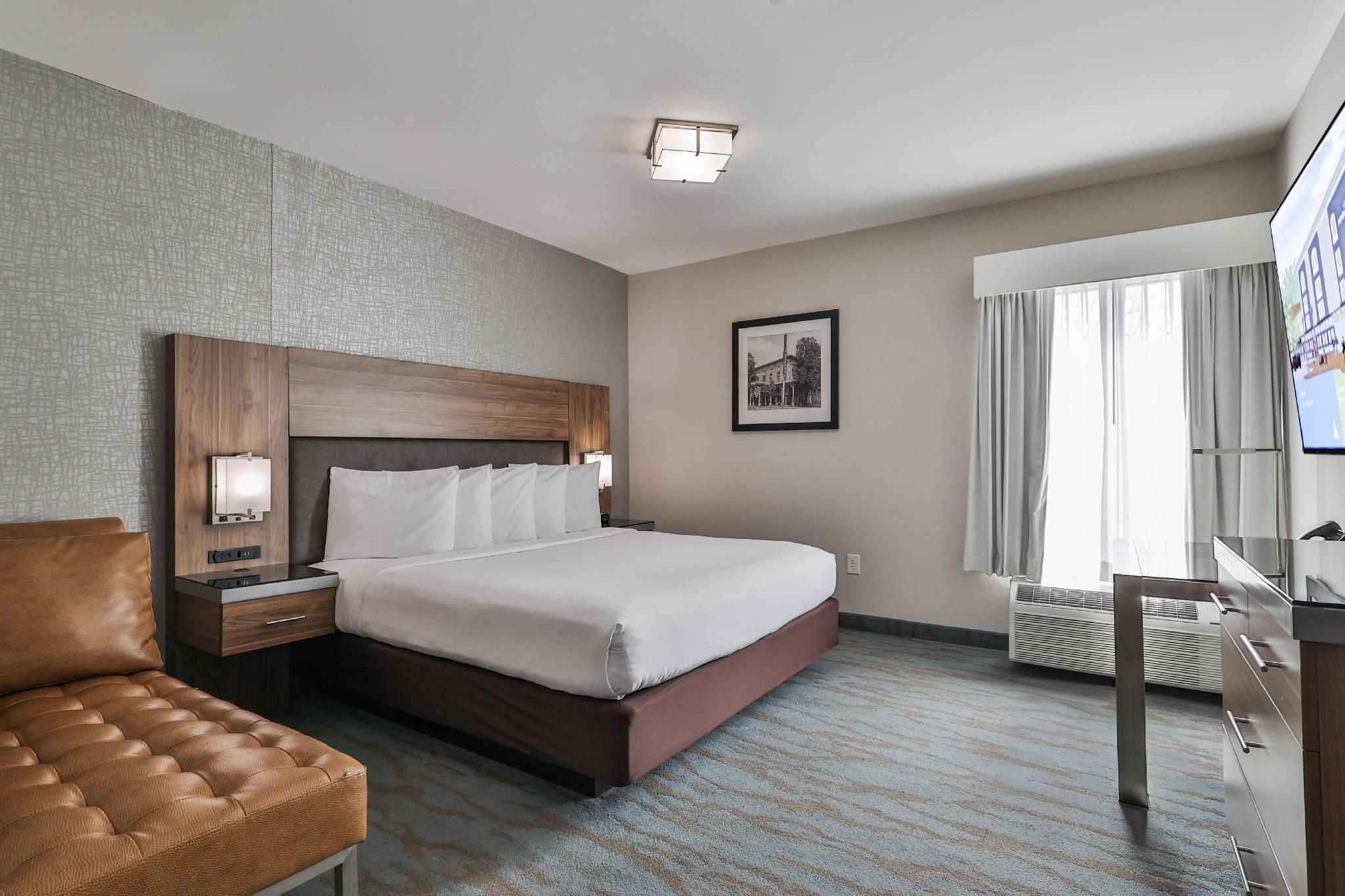 1 King Bed