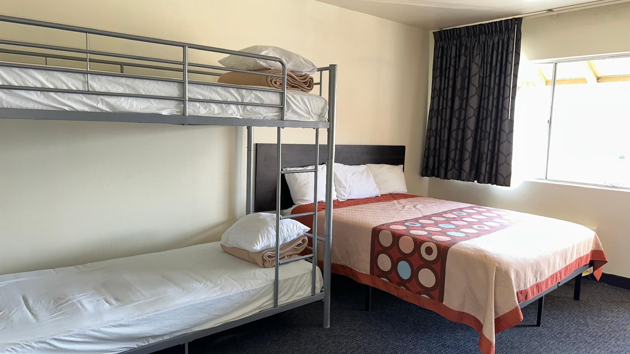 Family Room with 1 Queen Bed and 1 Bunk Bed