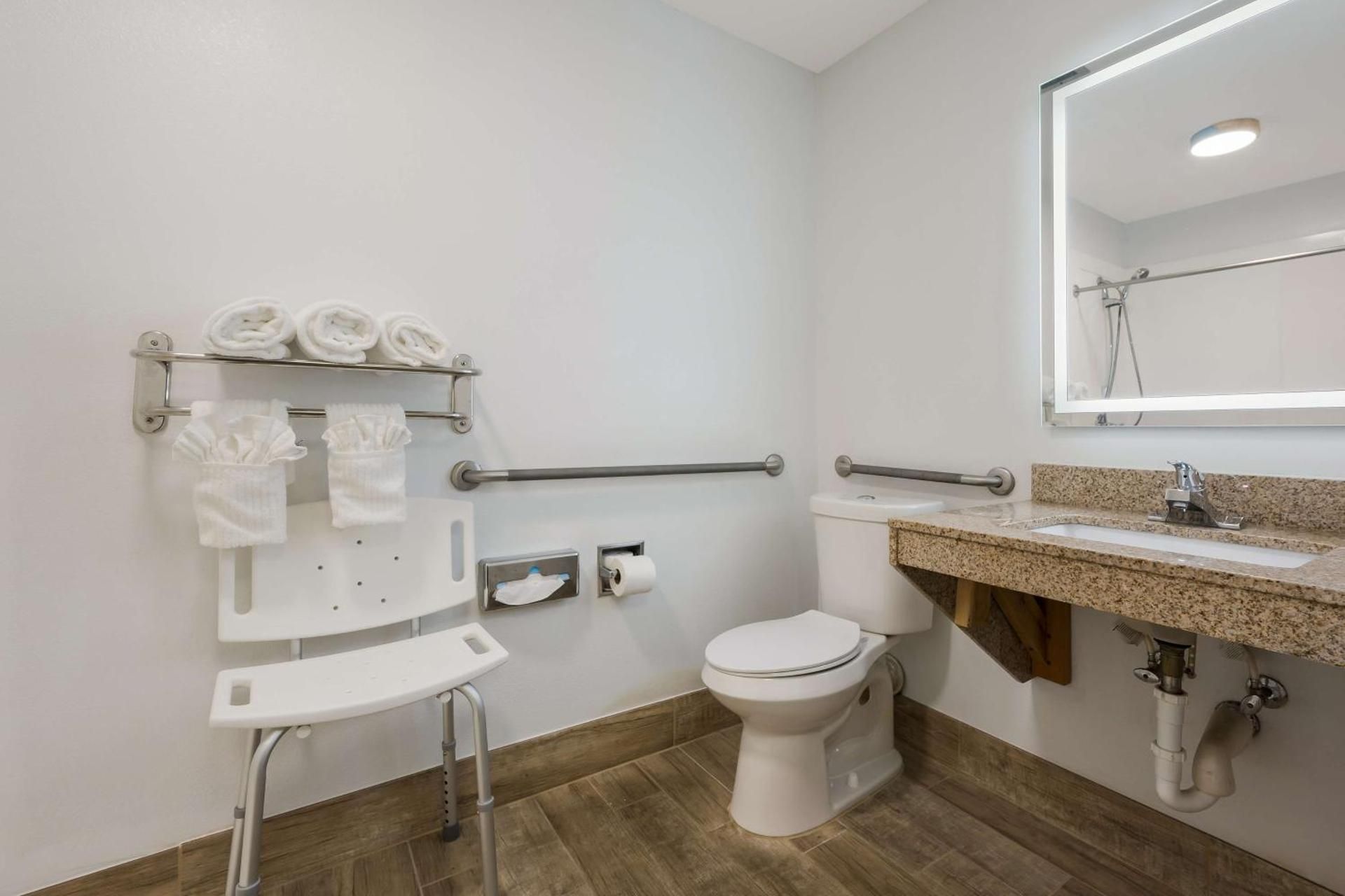 King Room with Roll-In Shower - Disability Access