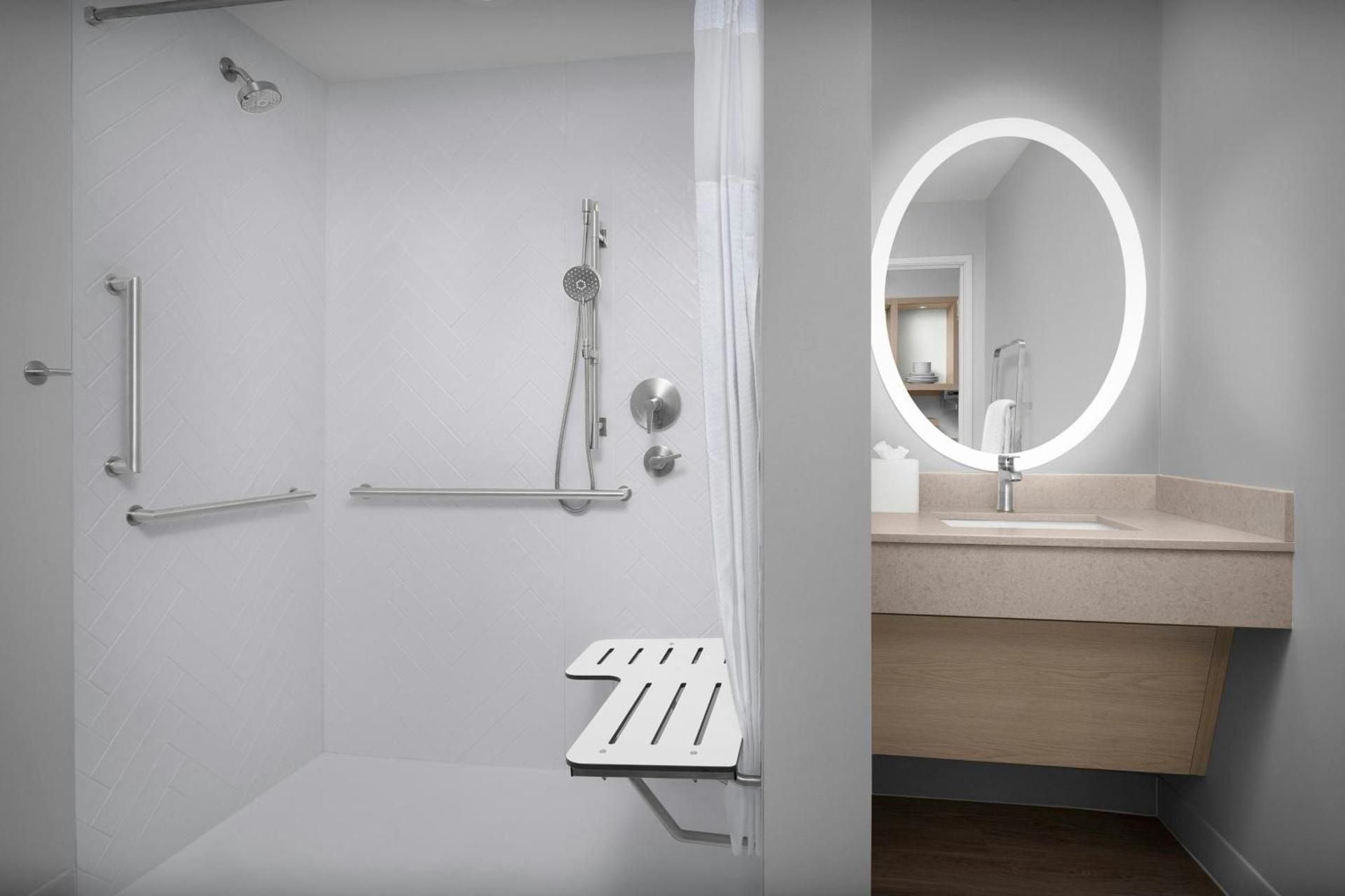 TownePlace Suites by Marriott Fort Myers Gulf Coast King Studio Suite with Sofa Bed and Roll-in Shower - Mobility and Hearing Accessible 2