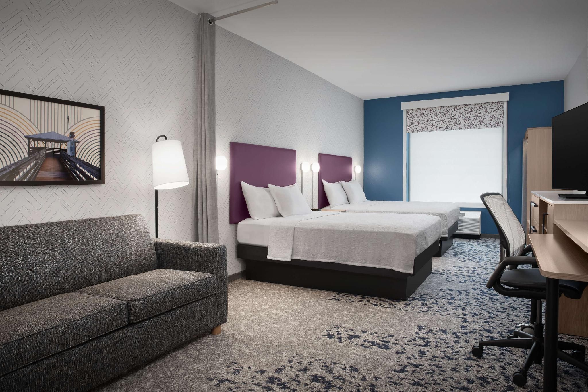 2 Queen Beds Studio Suite