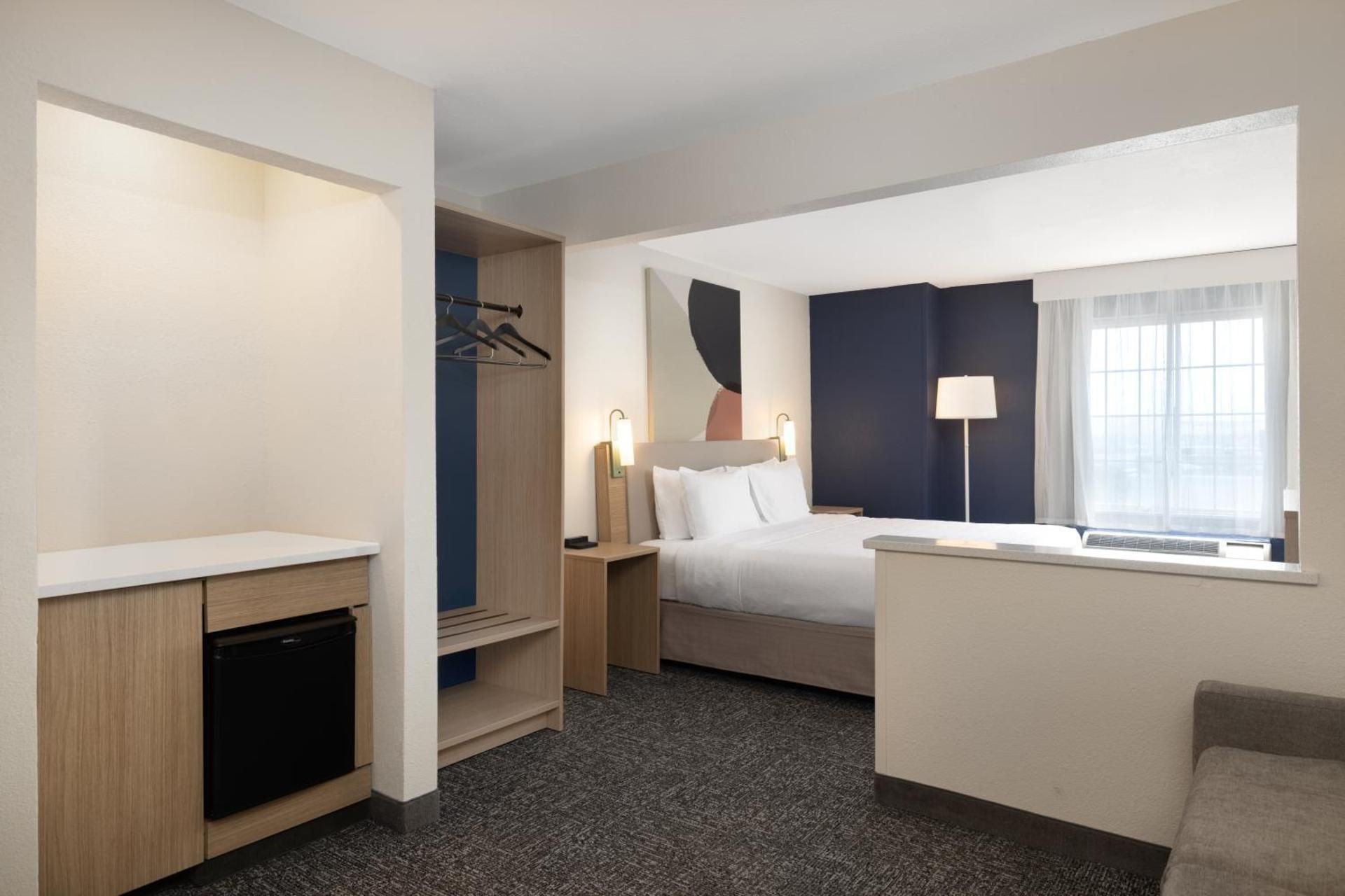1 KING BED WITH SOFABED