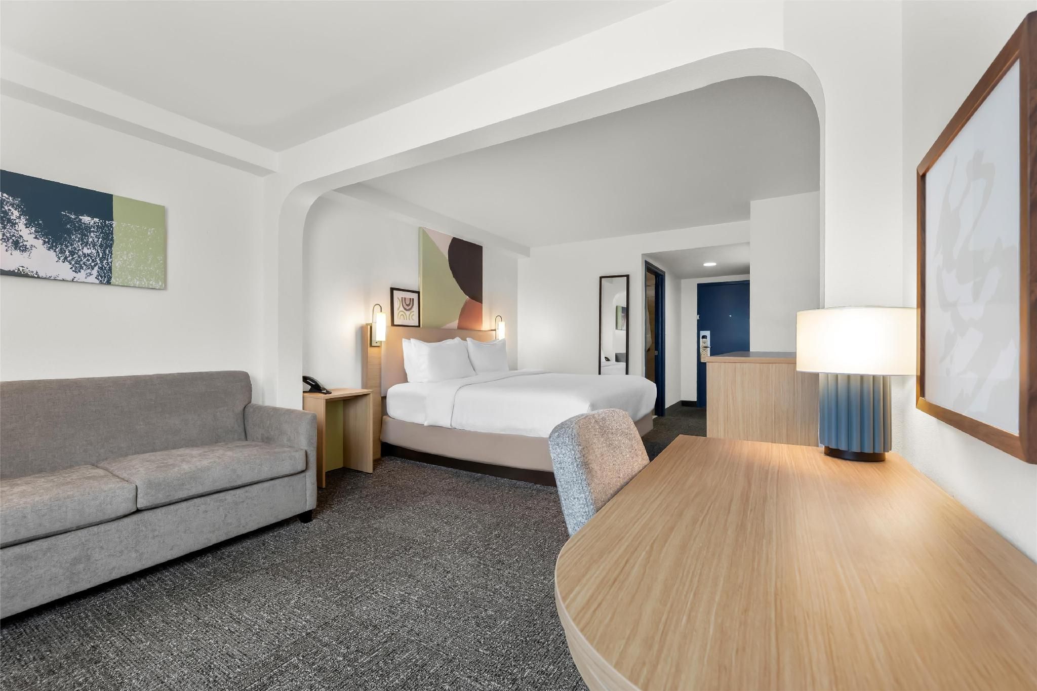 1 KING BED W/SOFA