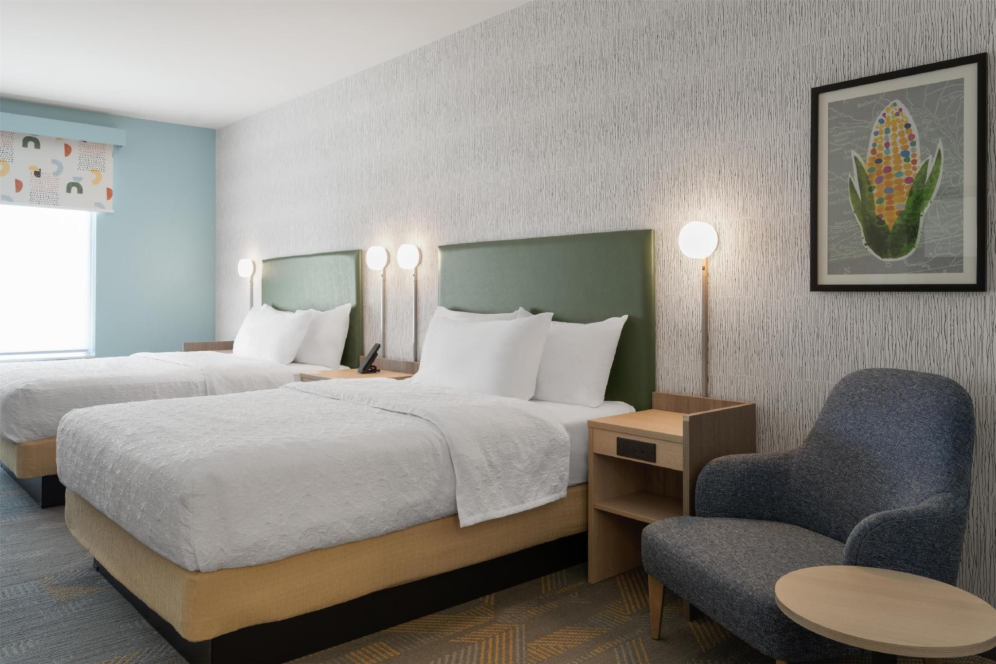 2 Queen Beds Studio Suite