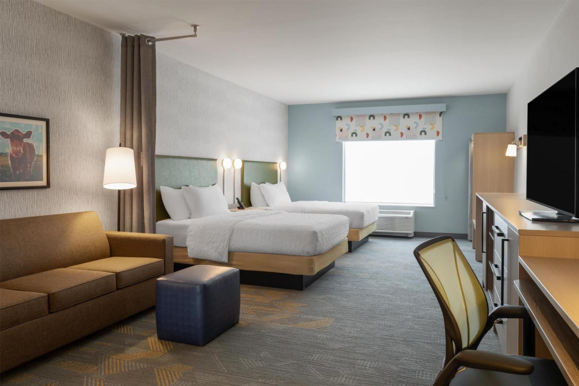 2 Queen Beds Studio Suite