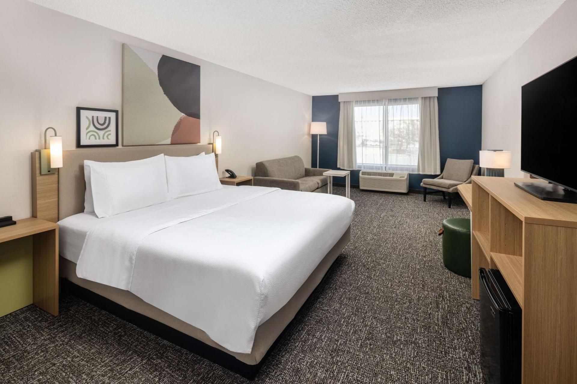 1 KING BED WITH SOFABED