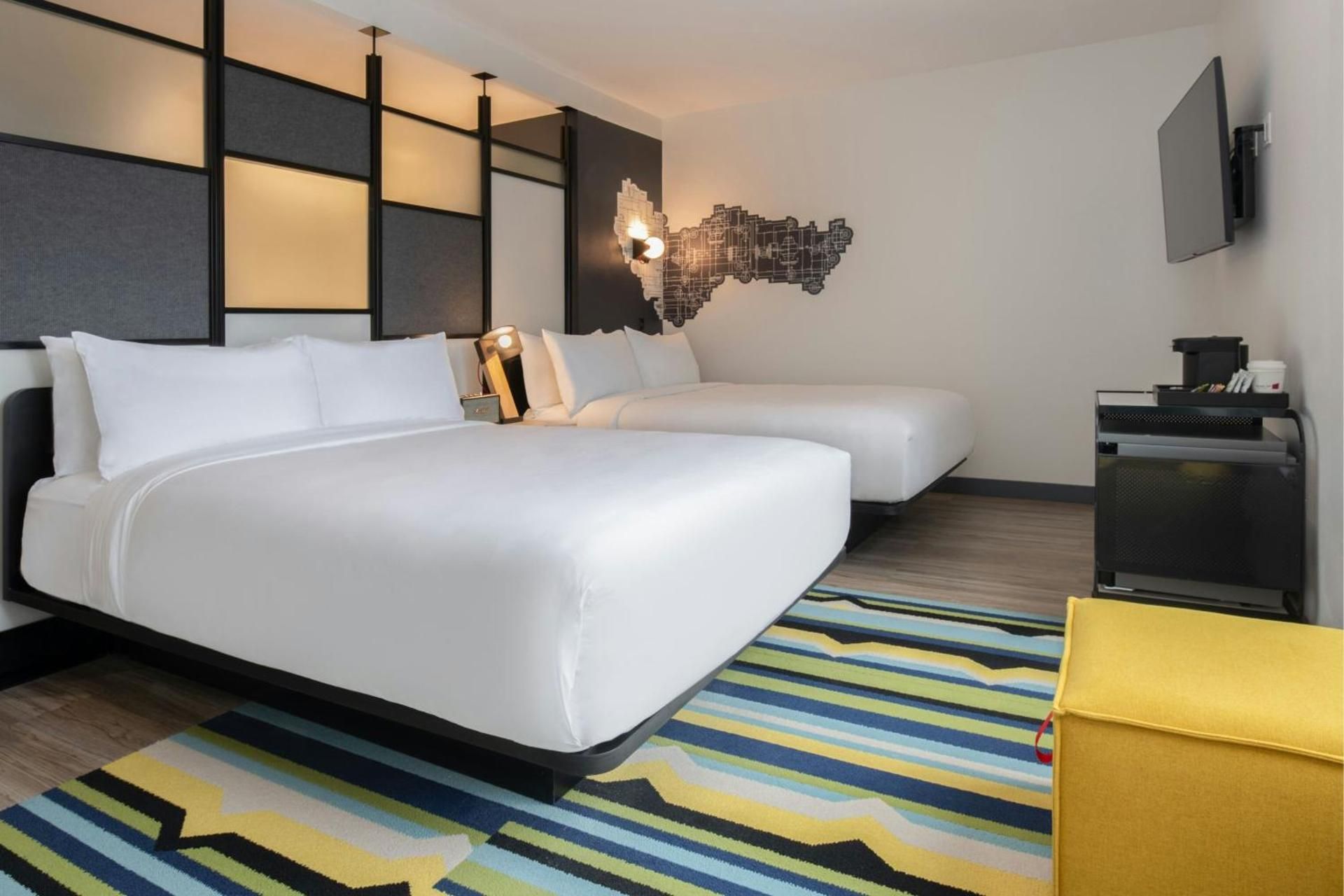 Queen Loft with Two Queen Beds and Limited View