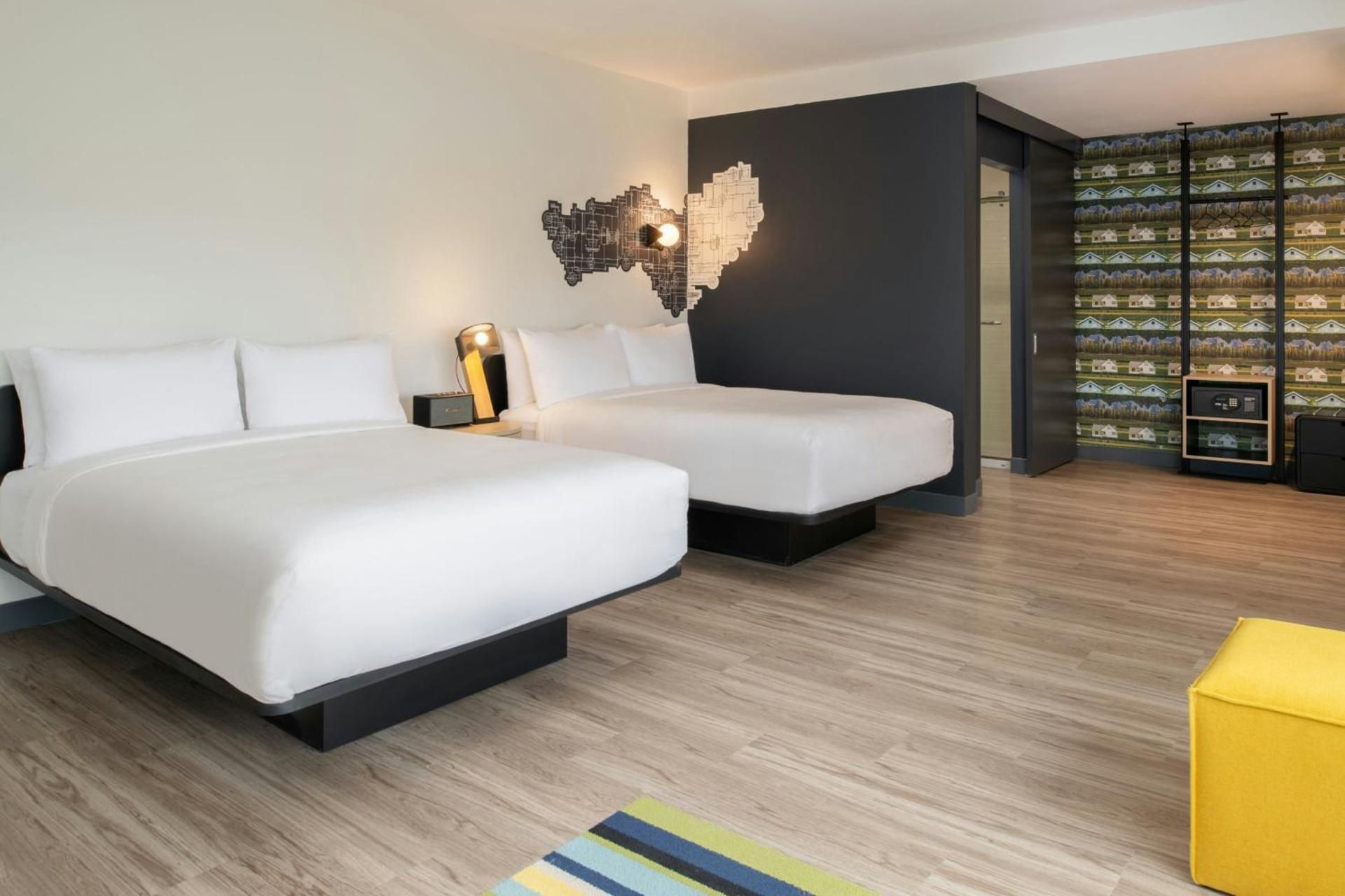 Larger Queen Room with Two Queen Beds and Limited View
