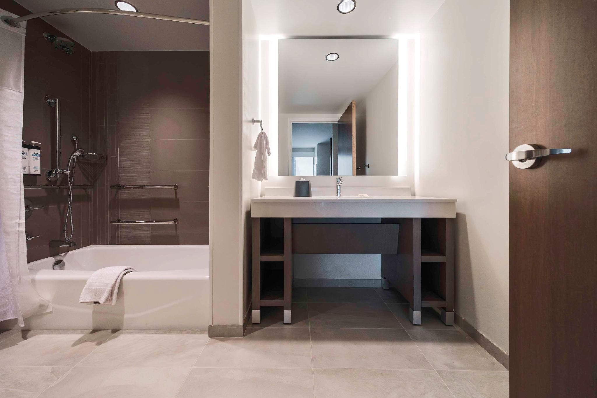 Accessible Den Guestroom Tub King Bed (Plus Sofa Bed)