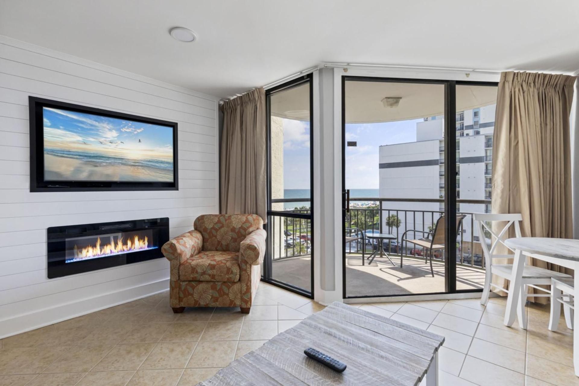 One-Bedroom Apartment with Balcony and Water View