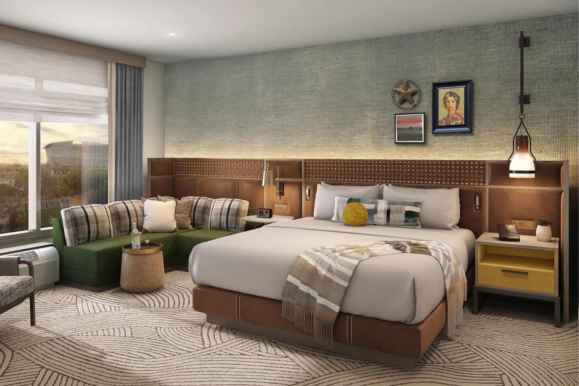 Standard King Room with Roll-In Shower - Mobility/Hearing Accessible