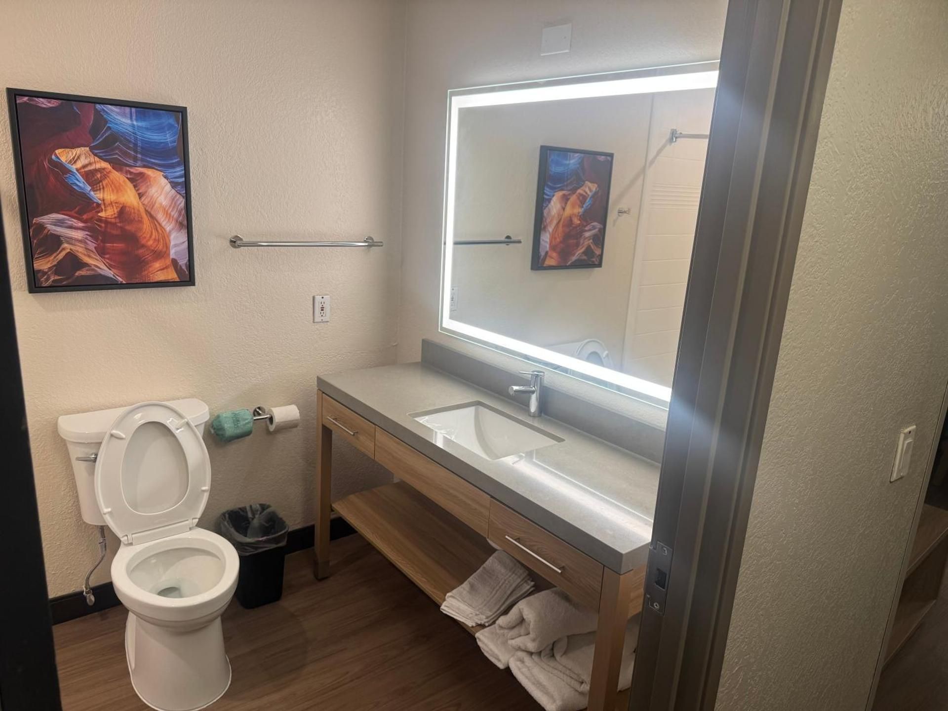 Queen Room with Sofa Bed and Roll In Shower - Mobility/Communications Accessible
