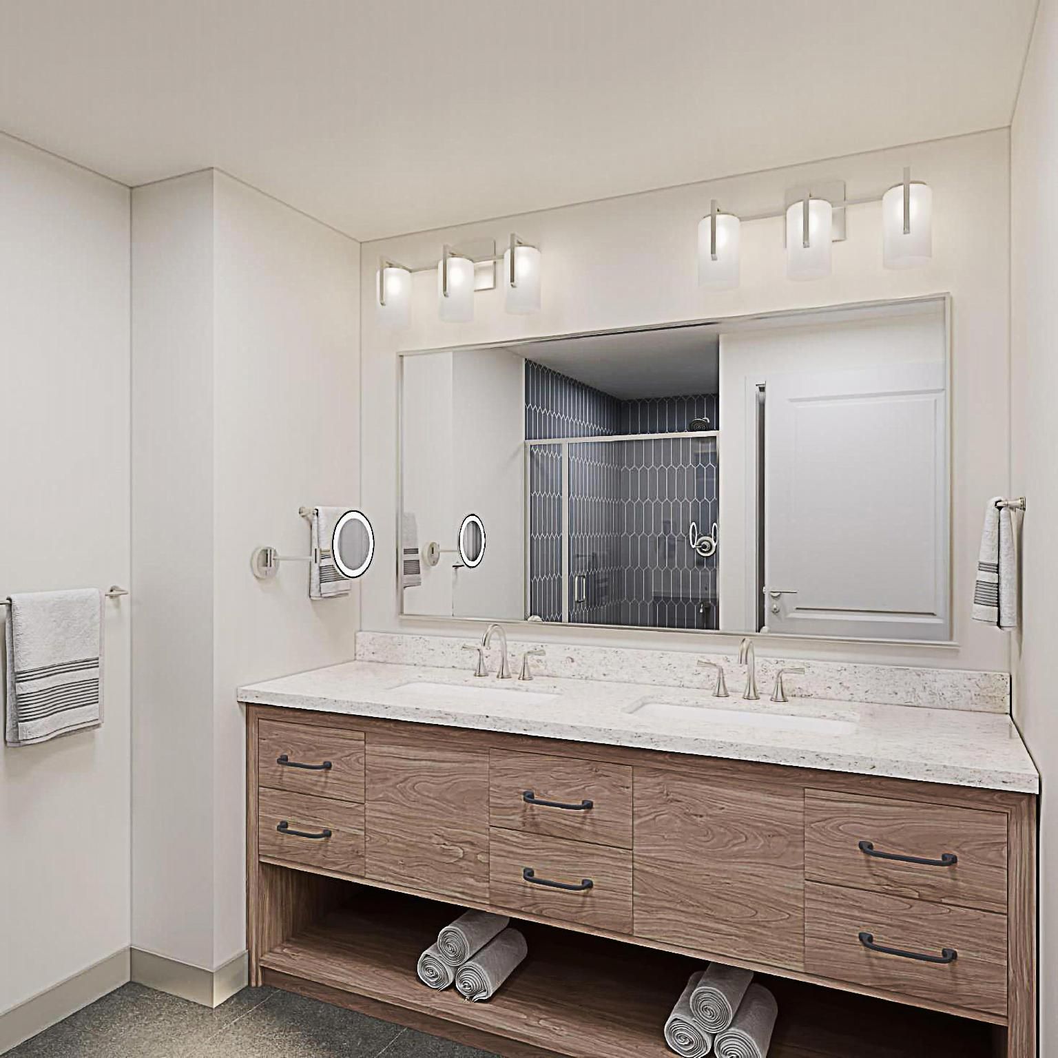 Hilton Vacation Club Mill Springs Lodge Pigeon Forge 2 Bedroom 1 Kg 2 Qn Accessible Roll-in-shower 2