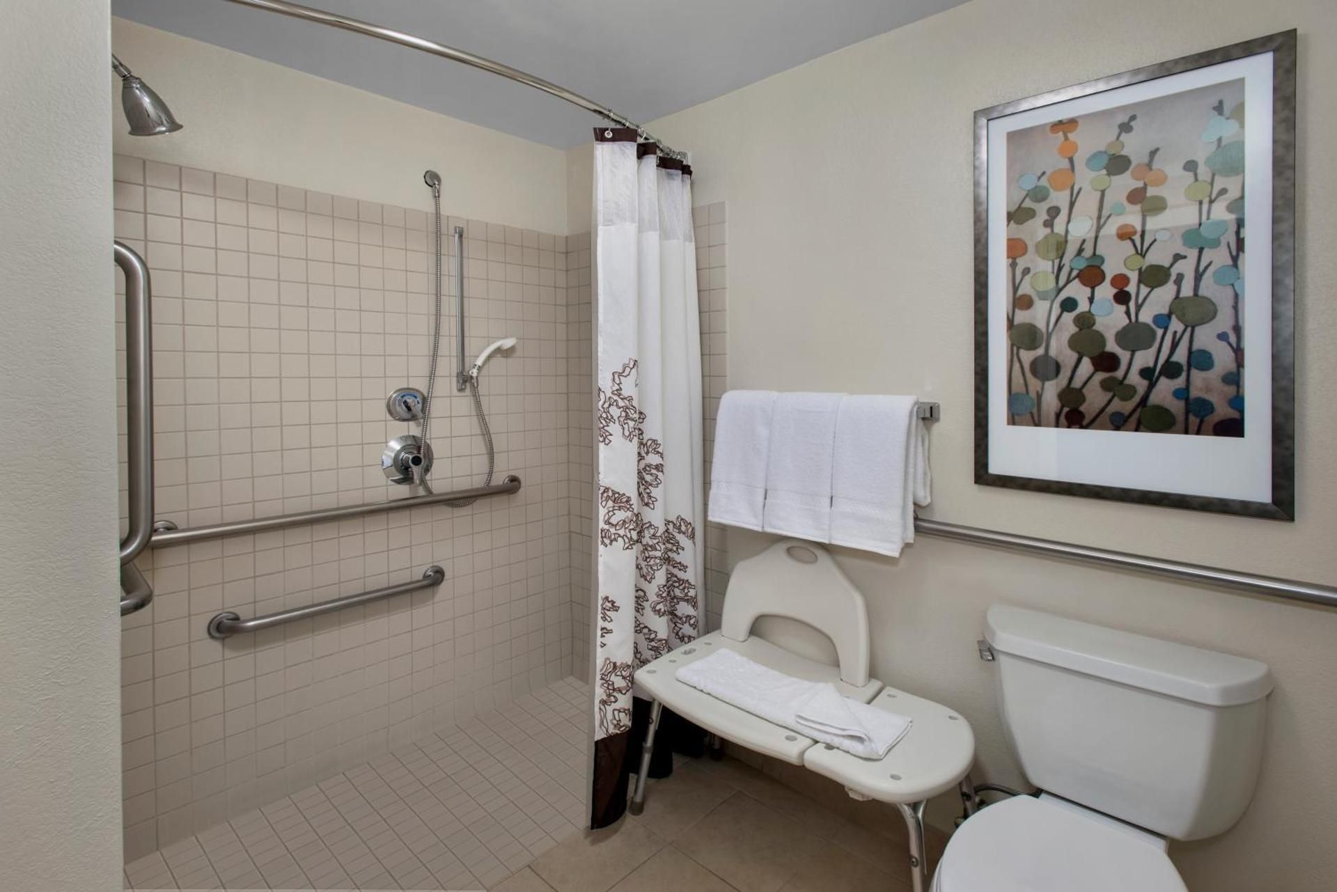 King Studio with Sofa Bed and Roll-in Shower - Mobility and Hearing Accessible