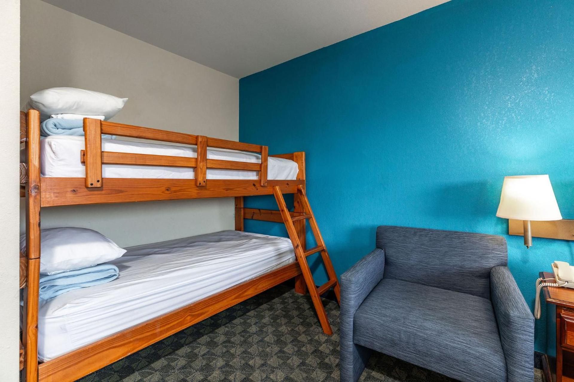 King Room with Bunk Beds - Disability Access - No Waterpark Access