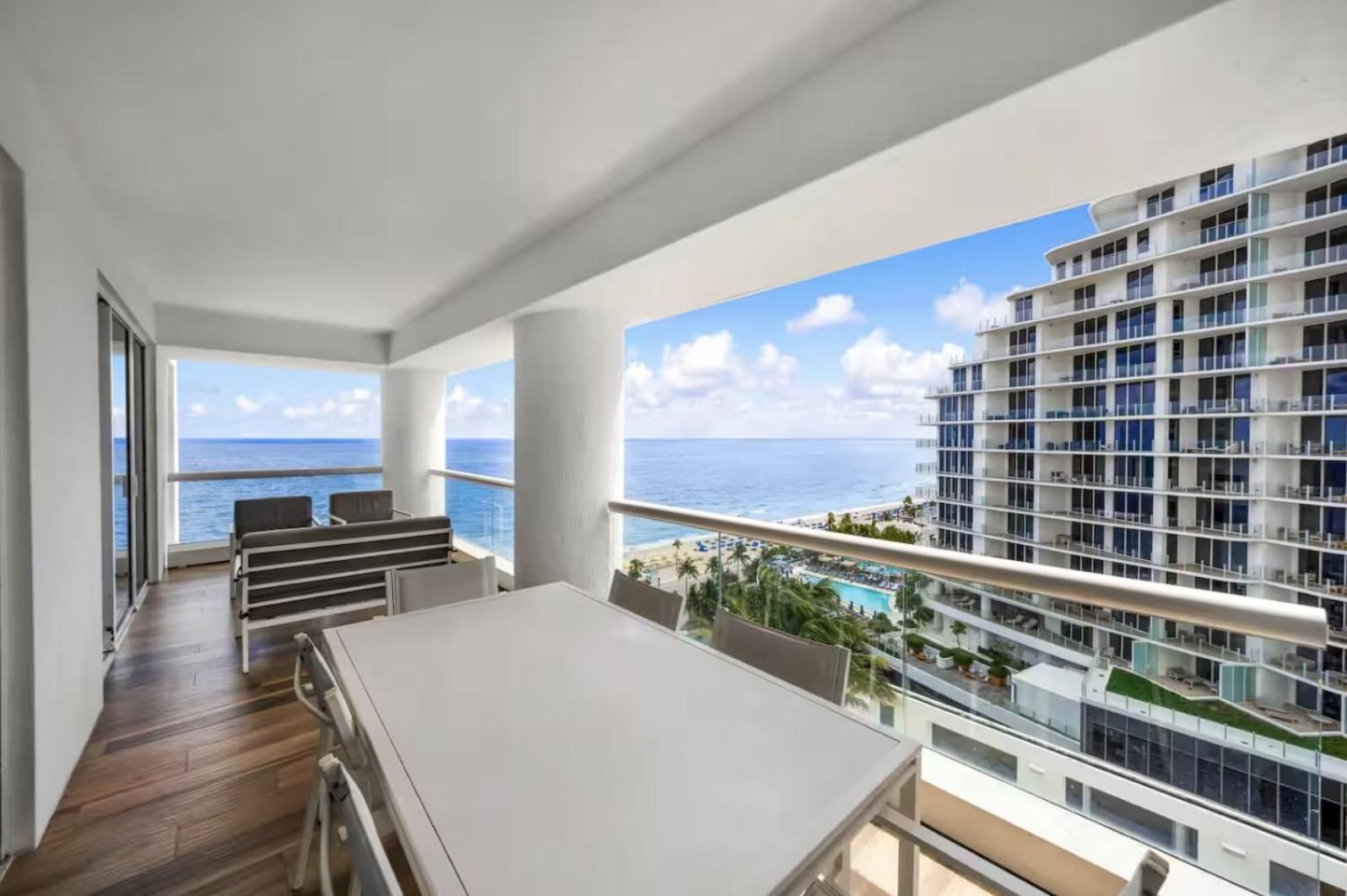 Beachfront Condo with Spacious Balcony