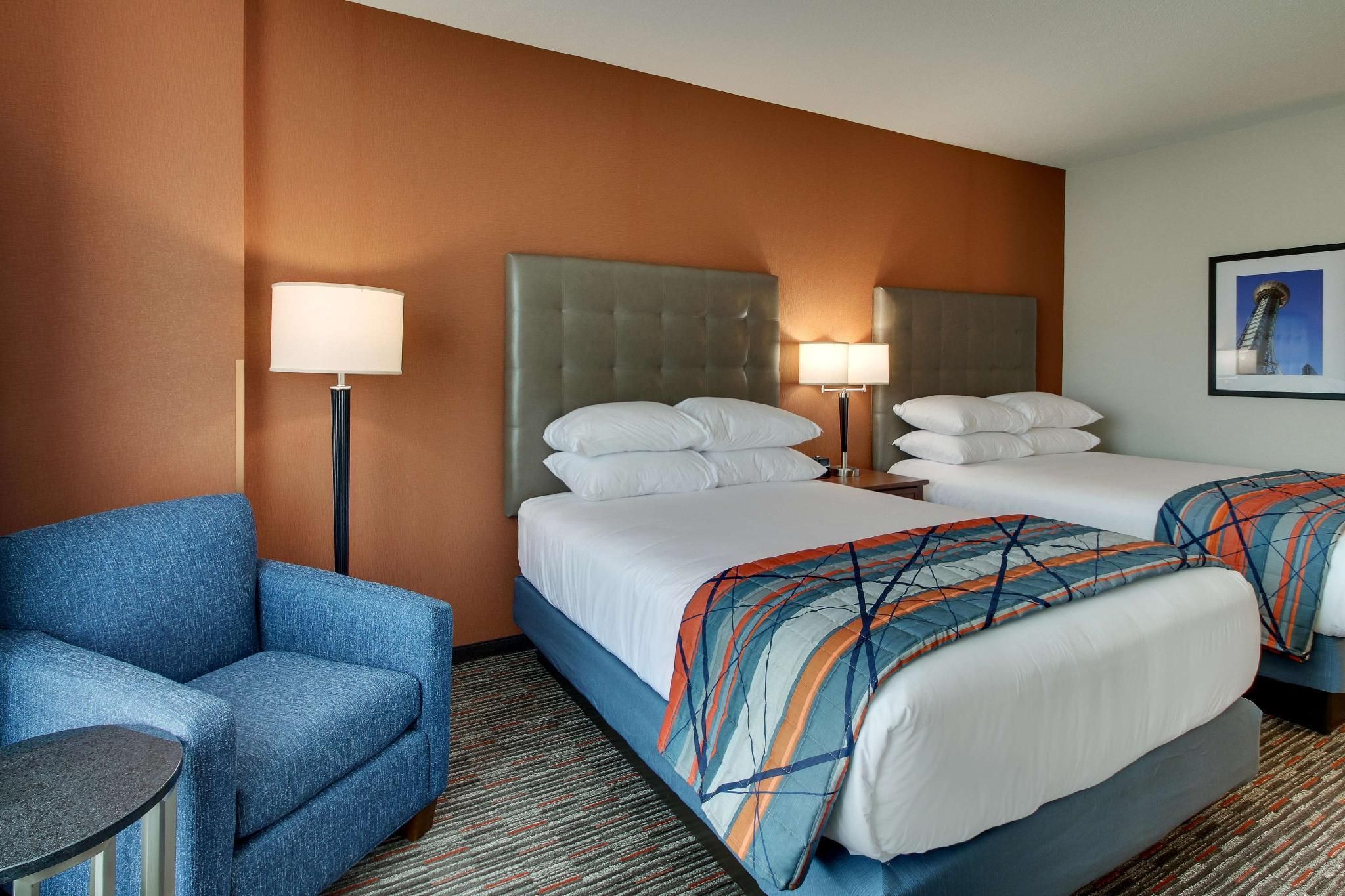 2 Queen Beds Upper Floor, Hearing Accessible