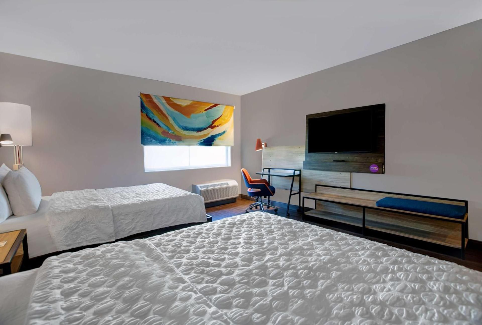 Tru by Hilton Knoxville West Turkey Creek 2 Queen Mobility Accessible Roll In Shower