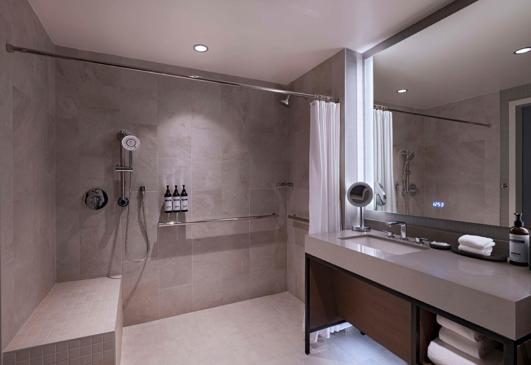 Accessible 1 King Bed With Rollin Shower