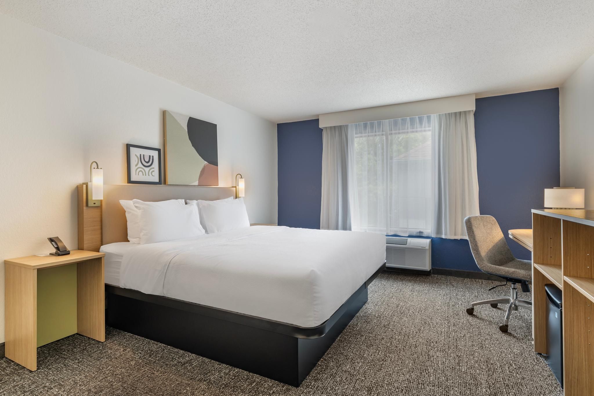 1 King Bed