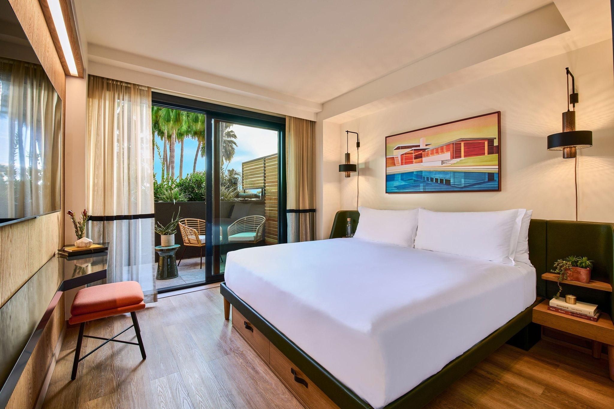 King Bed With Terrace, Guest room, 1 King