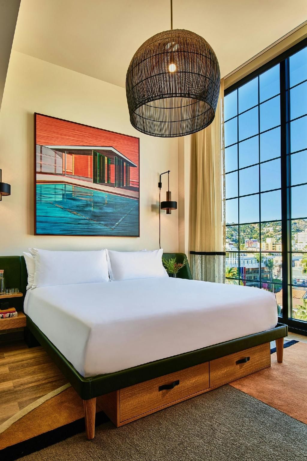 One Bedroom Suite, 1 Bedroom Suite, 1 King, Sofa bed, Hollywood Hills view