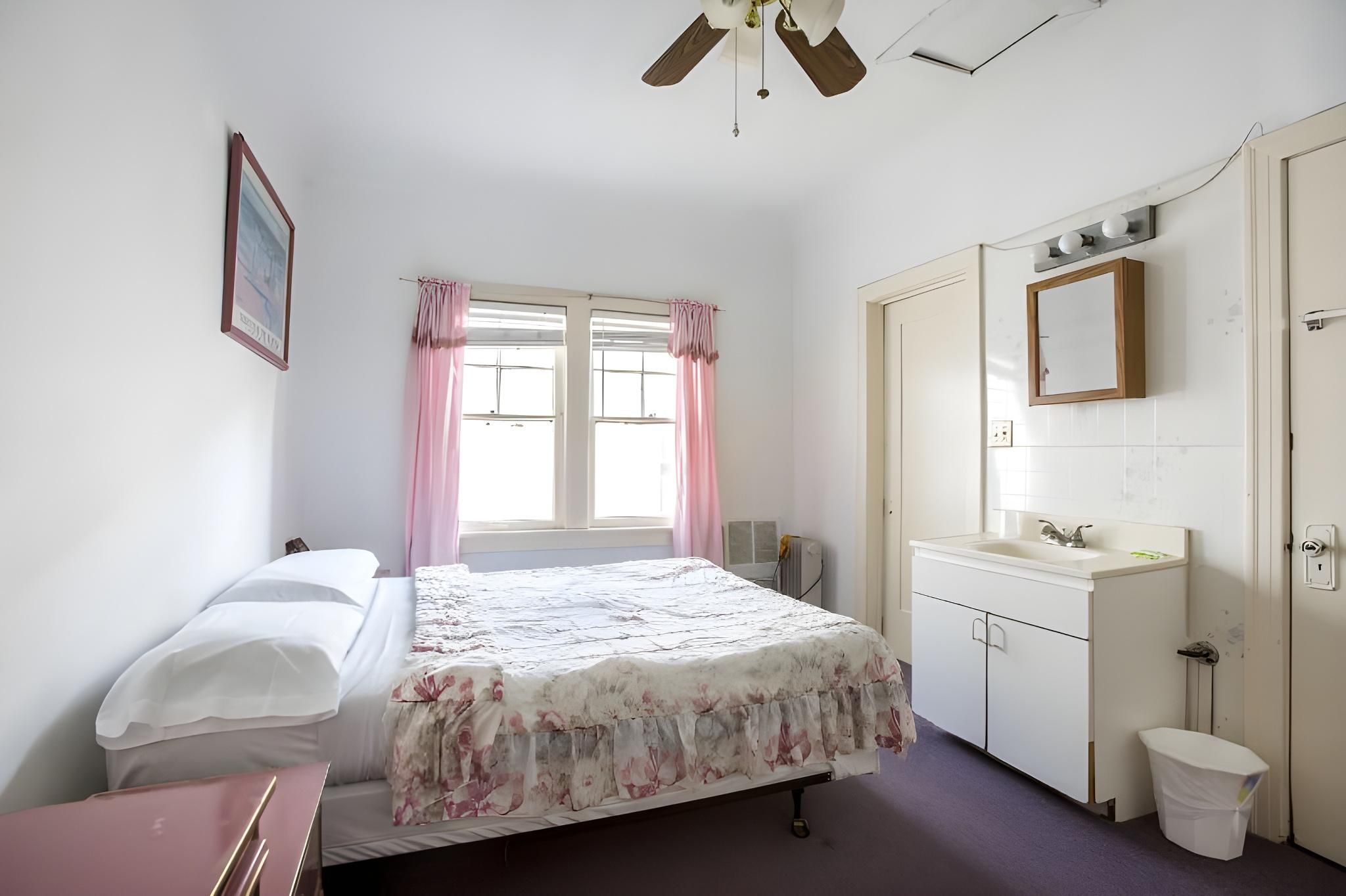 Double Bed with Shared Bathroom