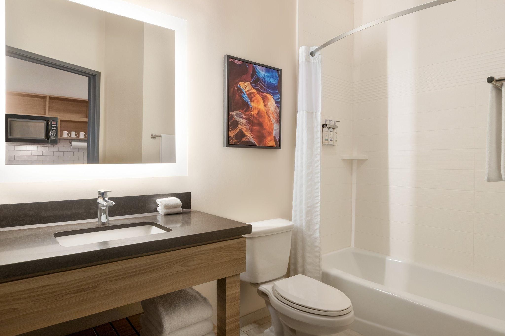 1 King One Bedroom Suite Mobility Accessible Tub