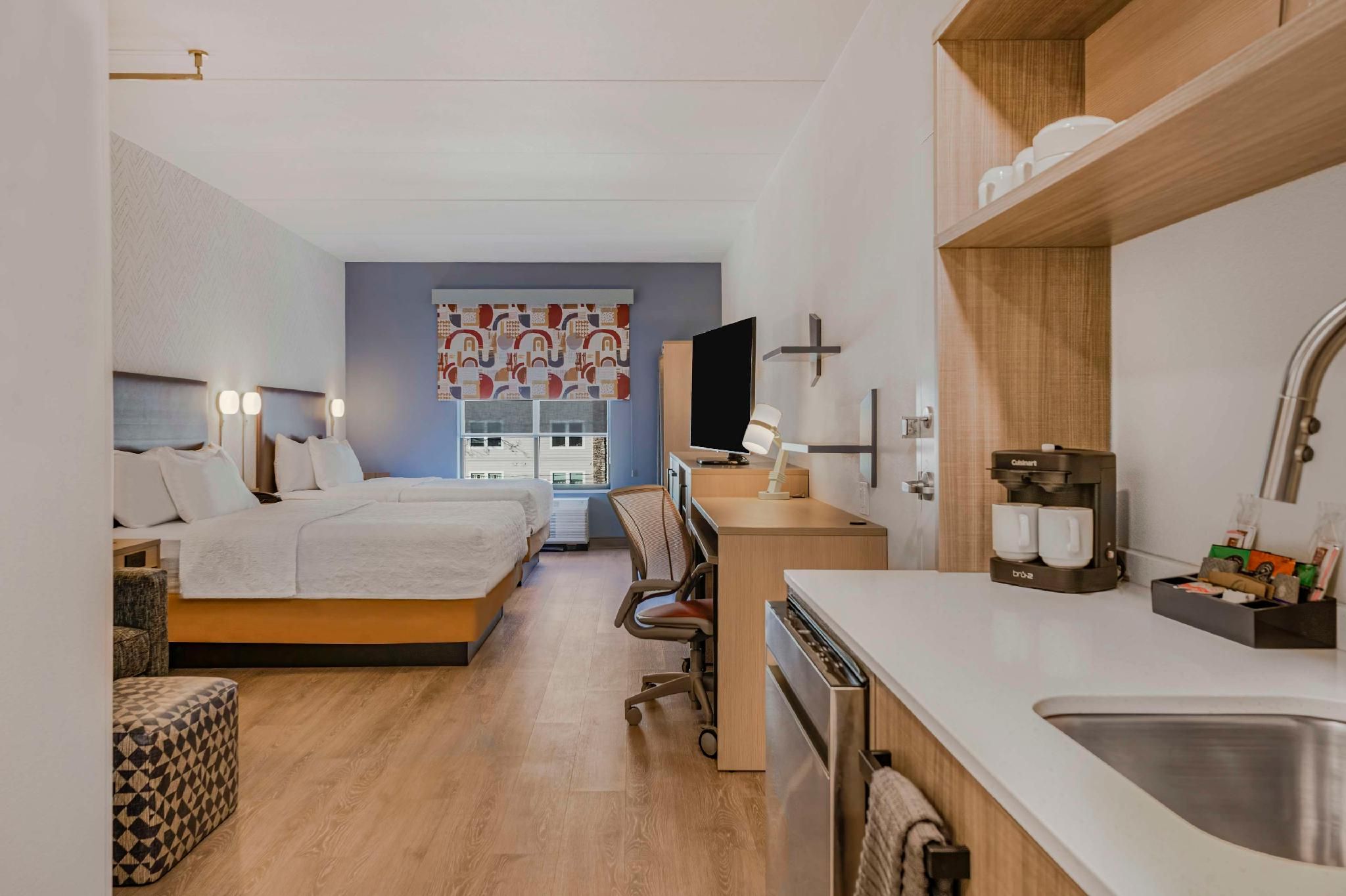 Home2 Suites by Hilton  Boone 2 Queen Mobility Accessible Tub Studio Suite