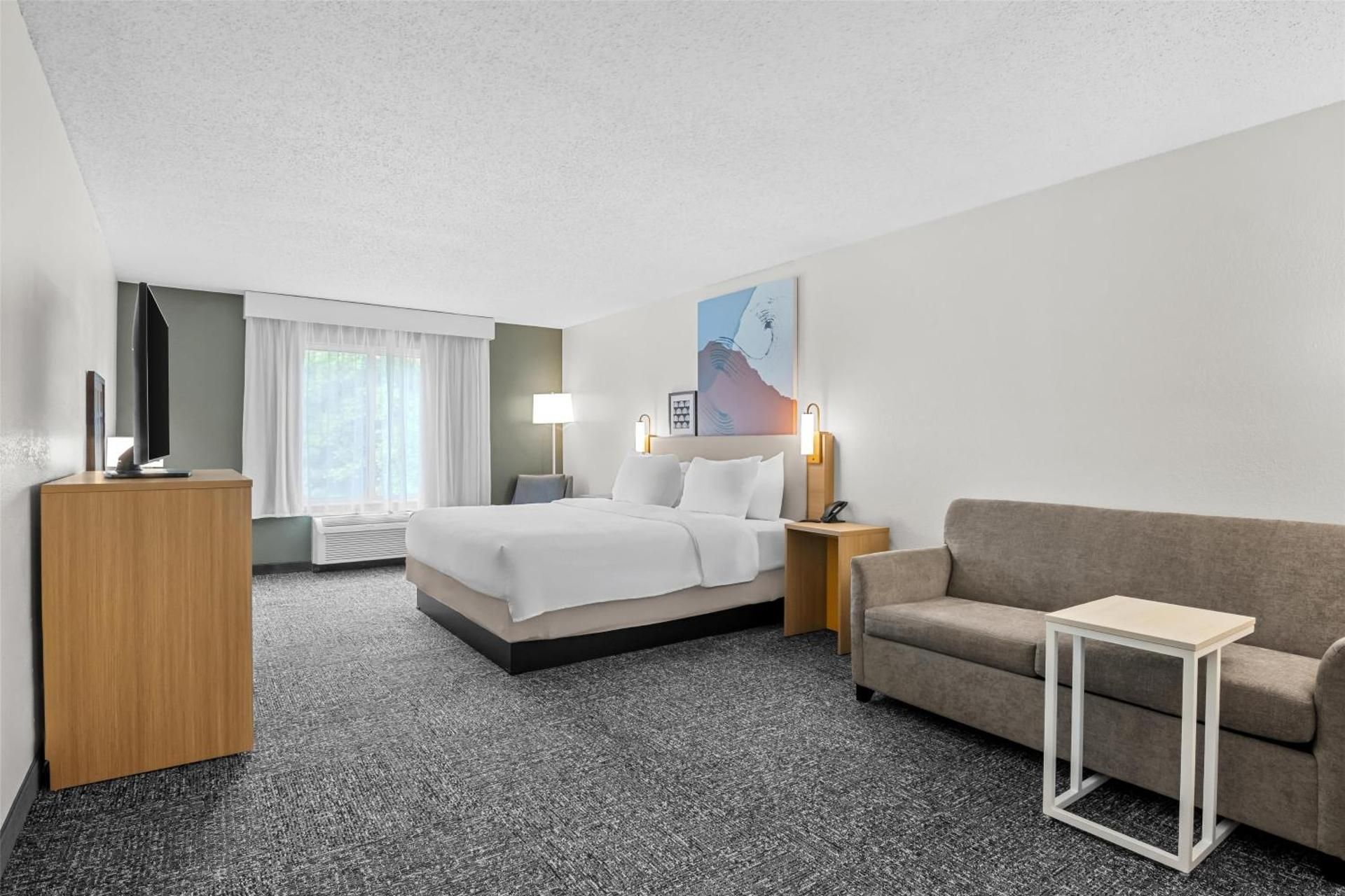 1 KING BED WITH SOFABED