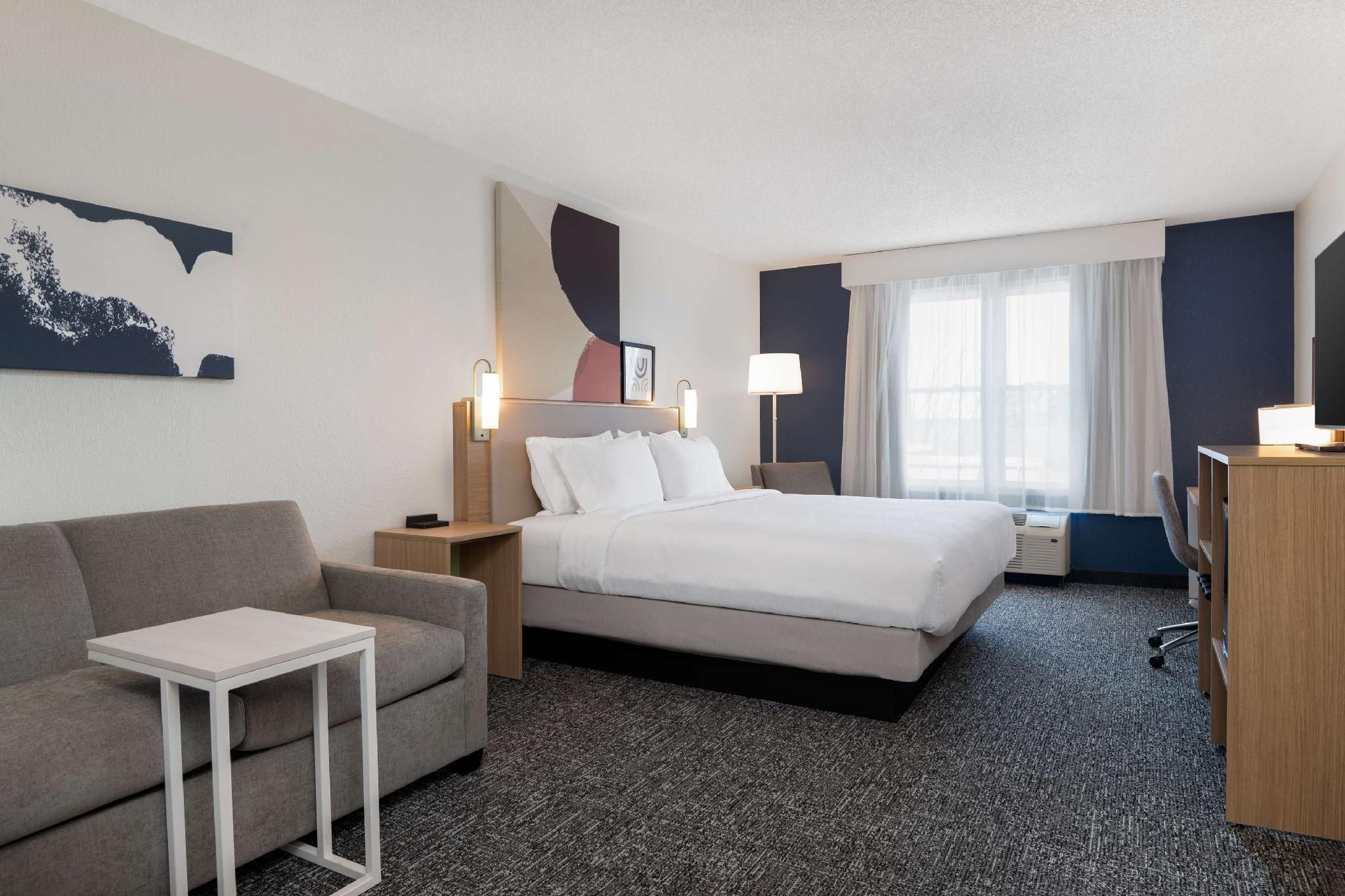1 KING BED WITH SOFABED