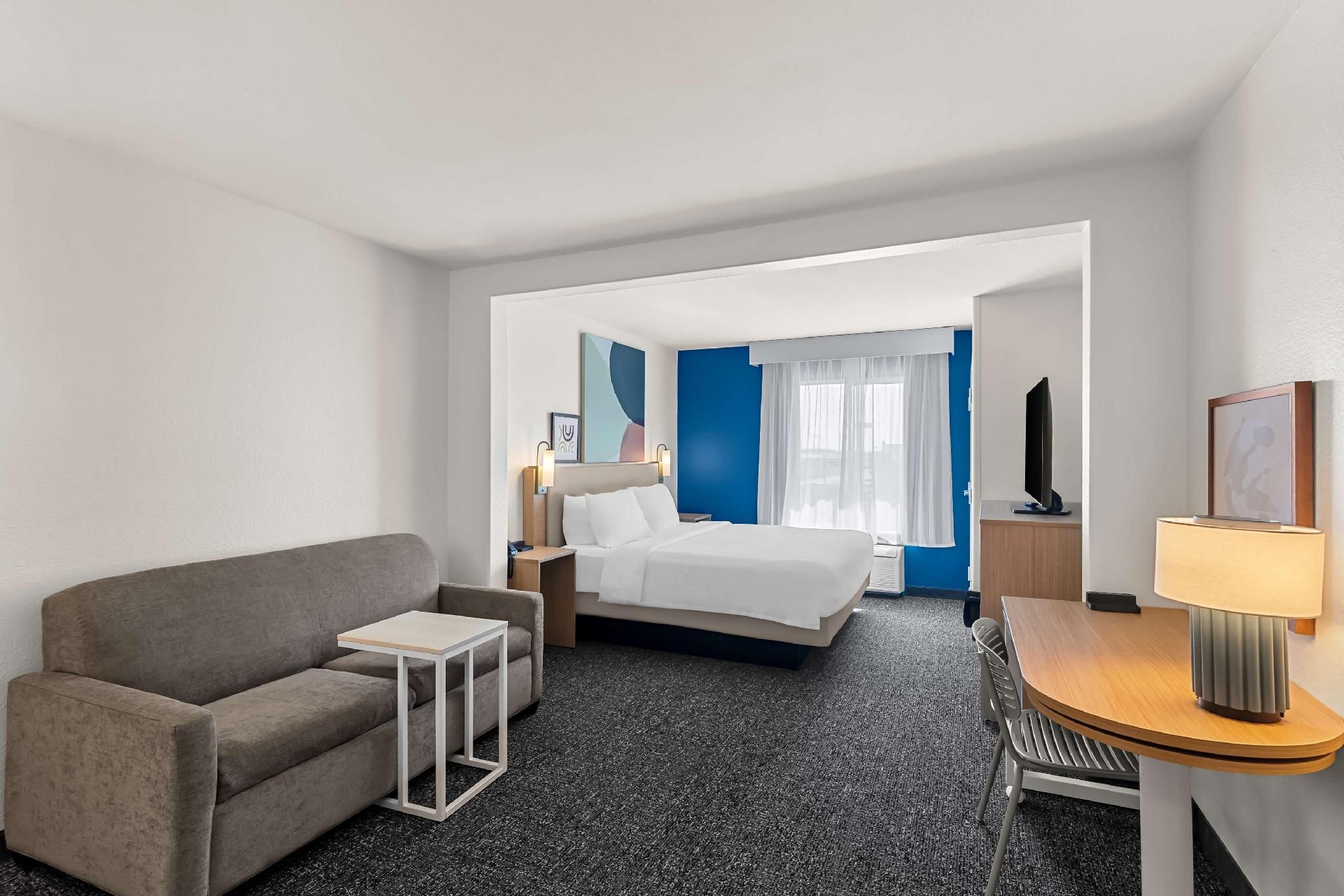 1 KING BED WITH SOFABED
