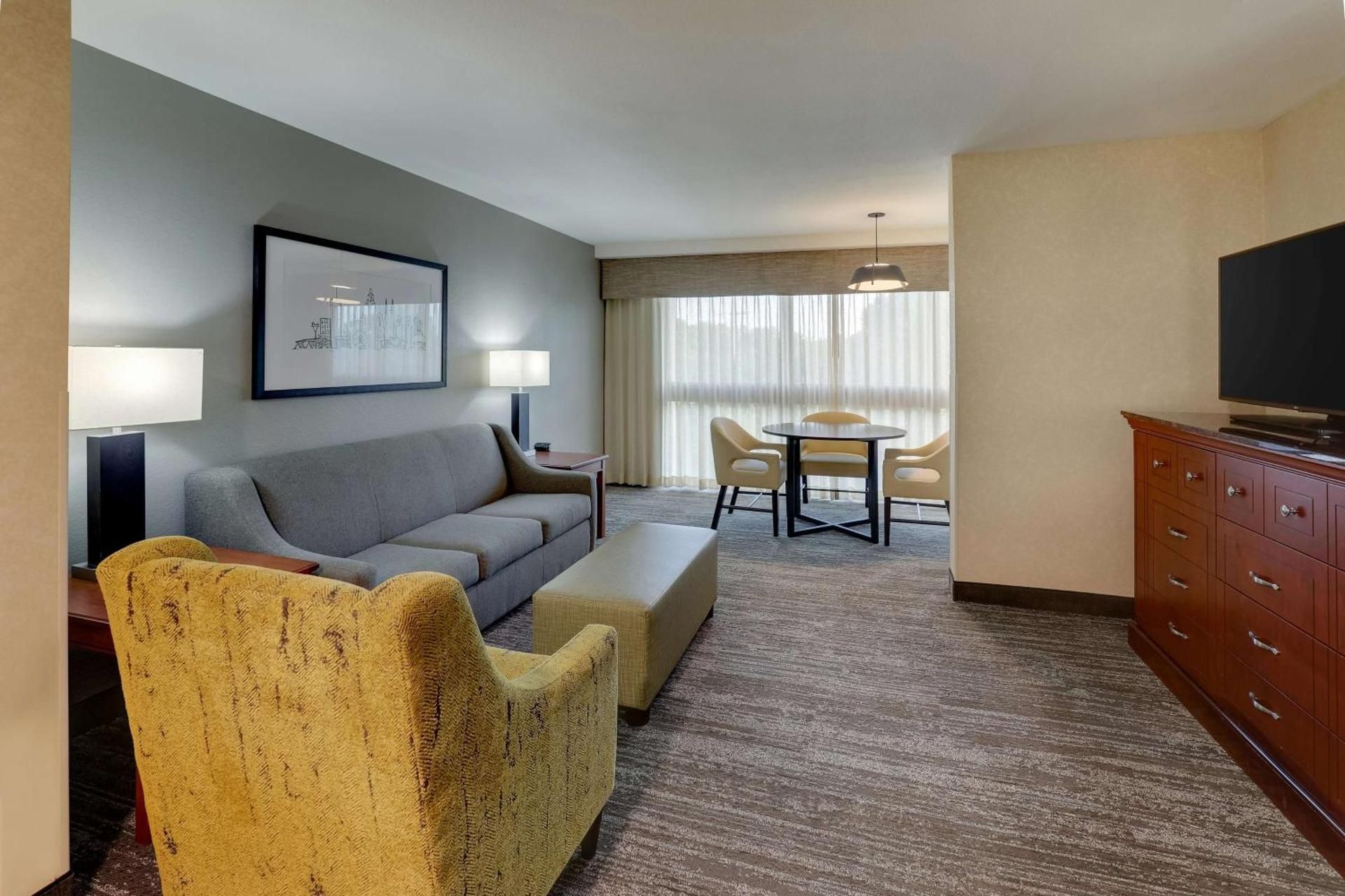 1 King Bed Suite, Upper Floor Oversized 2 Rooms with Sofa Sleeper