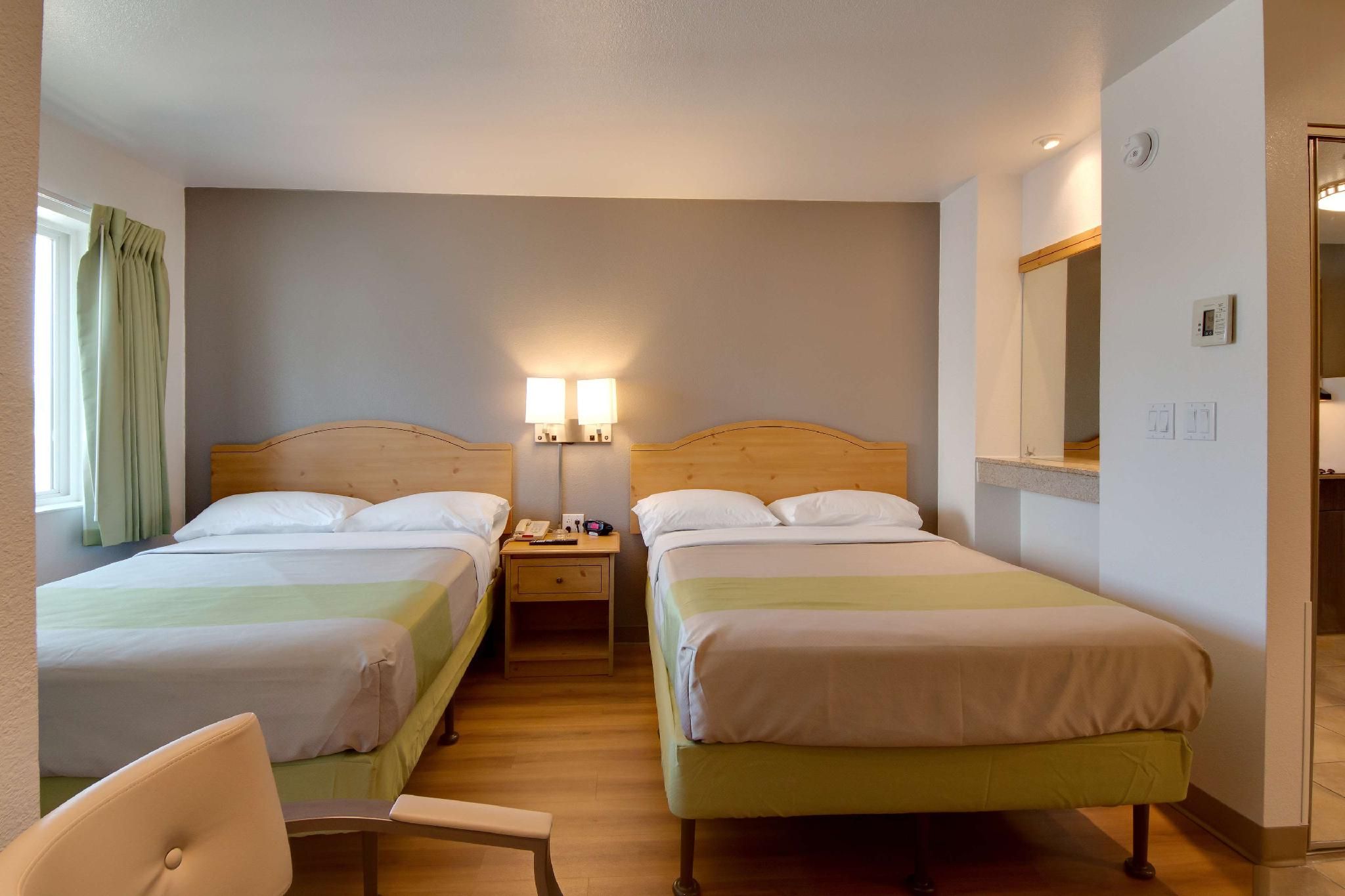 Studio 6 Brownsville, TX 2 Full Beds | Kitchen